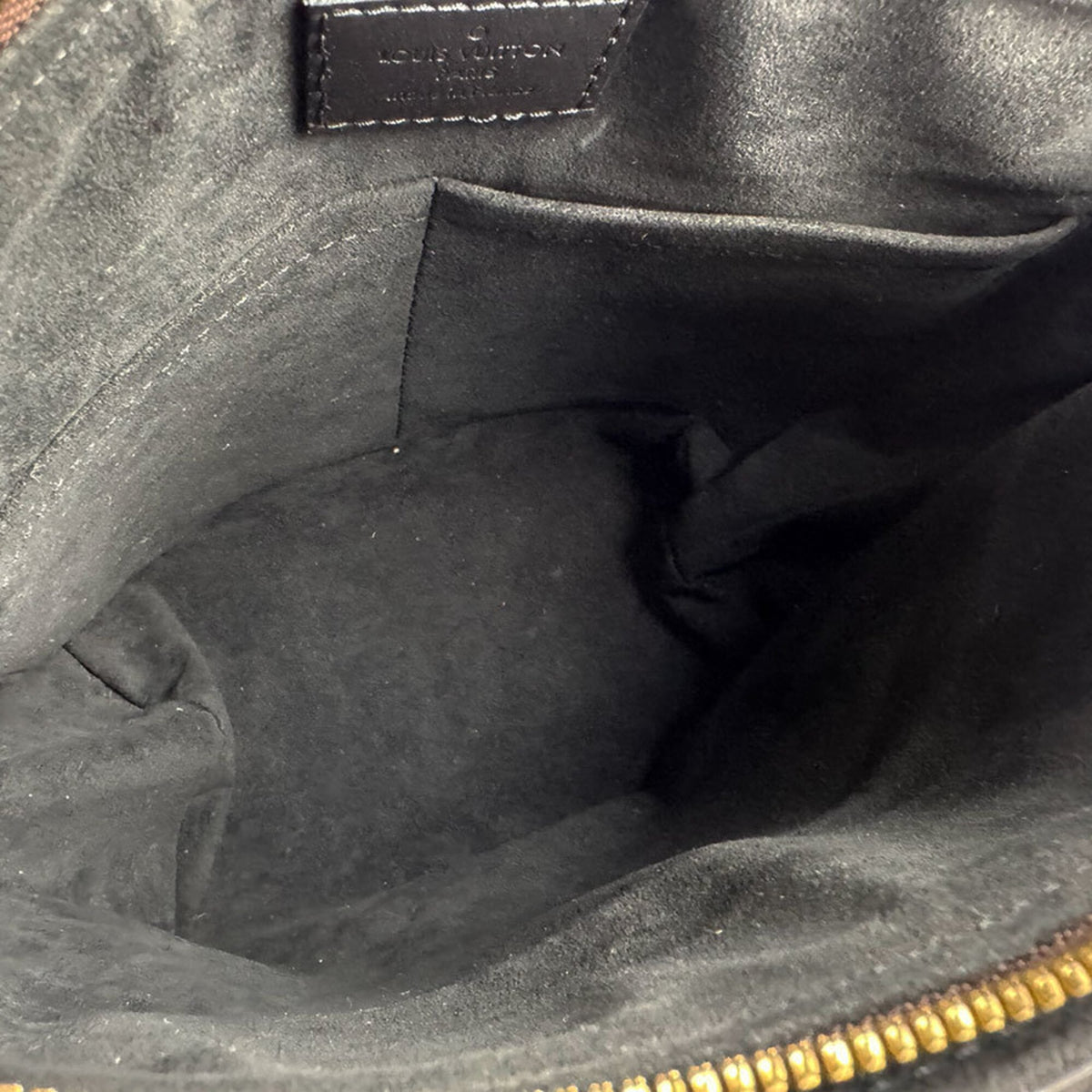 Louis Vuitton Black Brown Monogram Monogram Leather Handbag Shoulder Bag (Pre-Owned)
