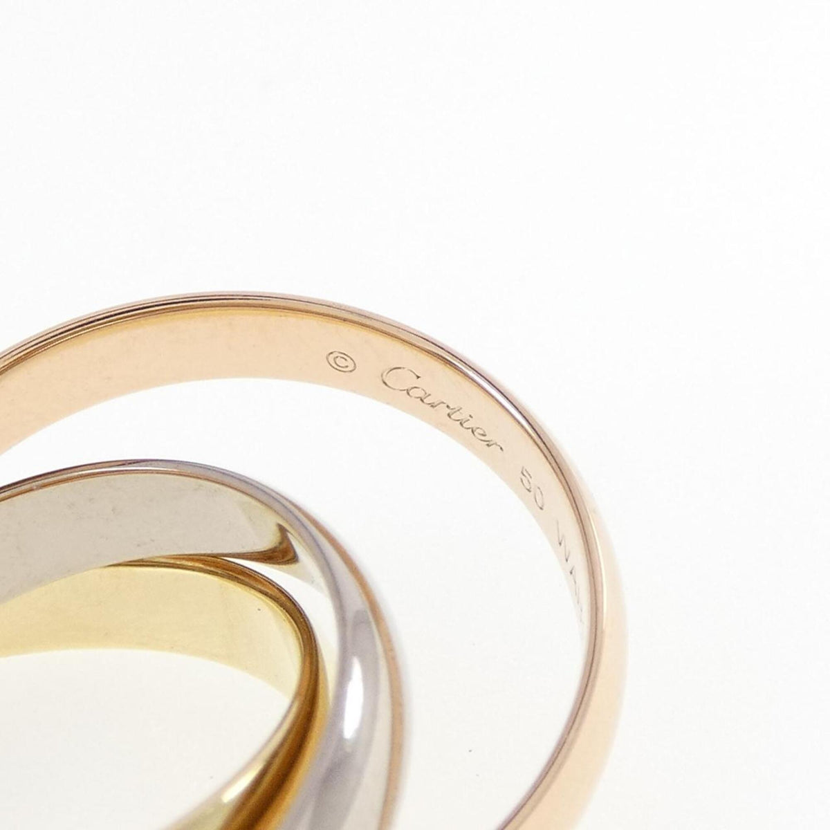 Cartier Trinity Yellow Gold (18K) Pink Gold (18K) White Gold (18K) Band Ring (Pre-Owned)