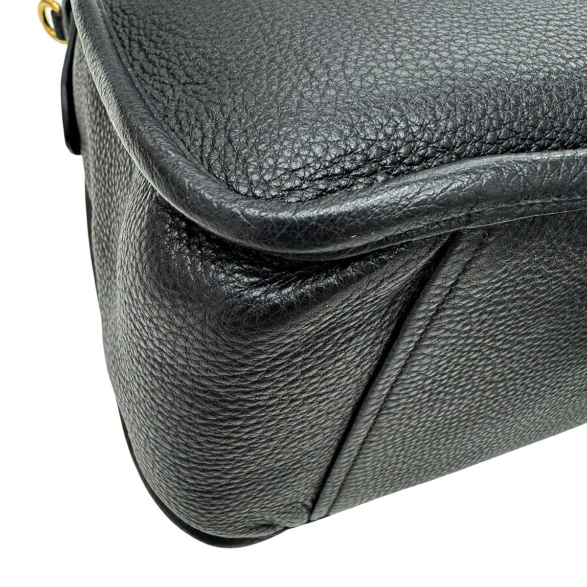 Prada Black Leather Shoulder Bag (Pre-Owned)