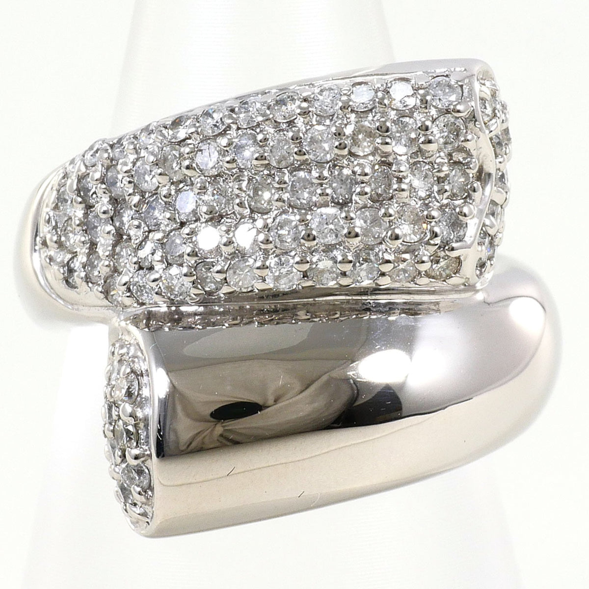 Unbranded White Gold White Gold (14K) Band Ring (Pre-Owned)
