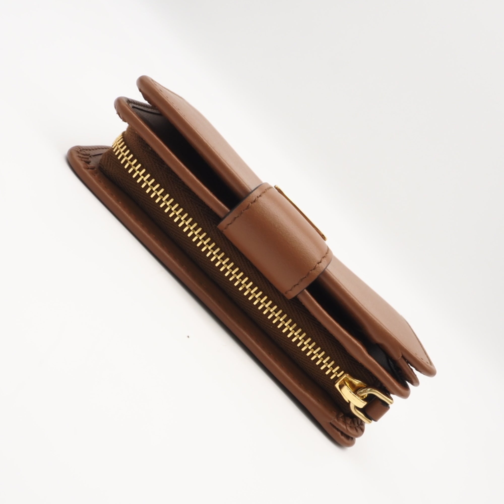 Prada Brown Saffiano Wallet (Bi-Fold) (Pre-Owned)
