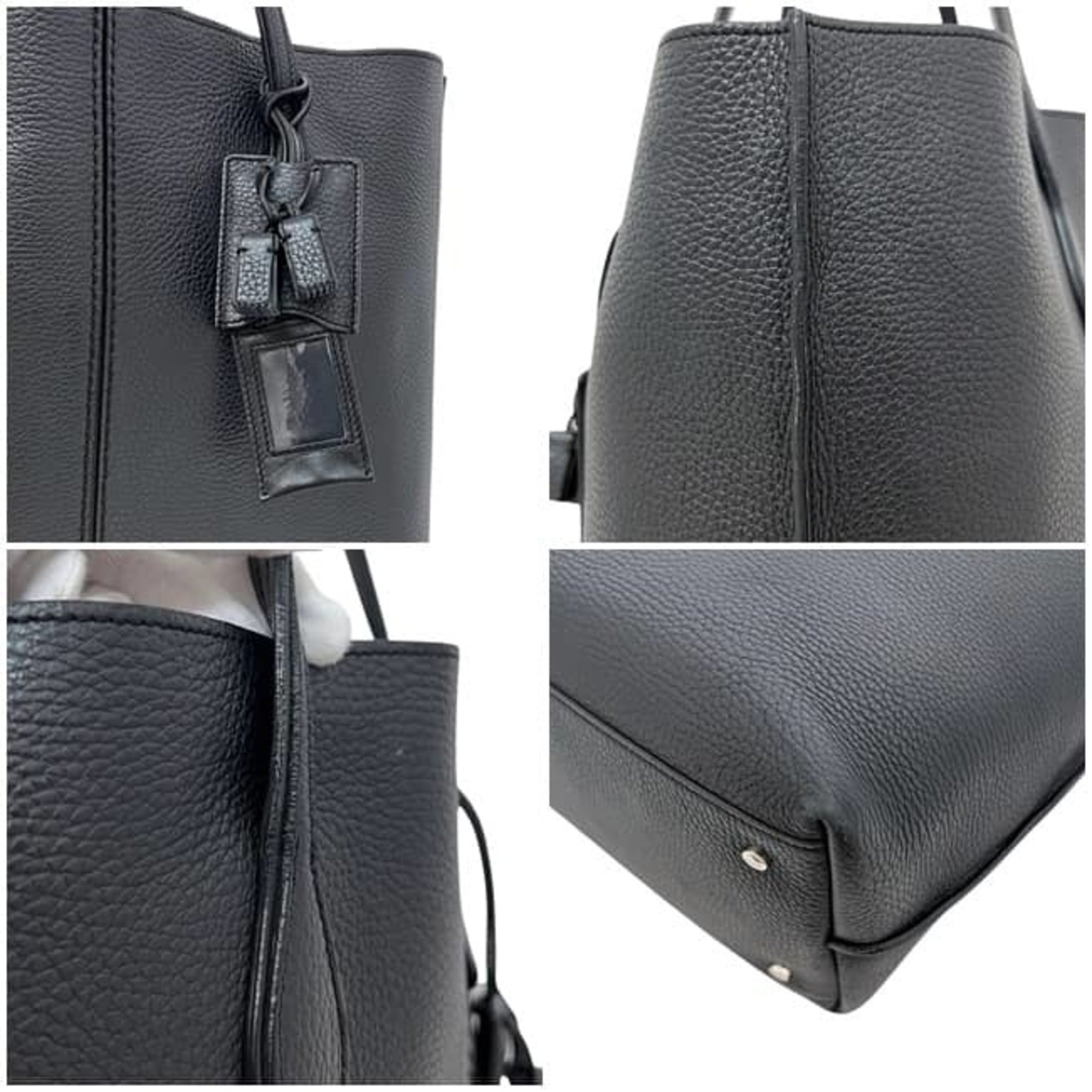 Tod's Black Leather Tote Bag (Pre-Owned)