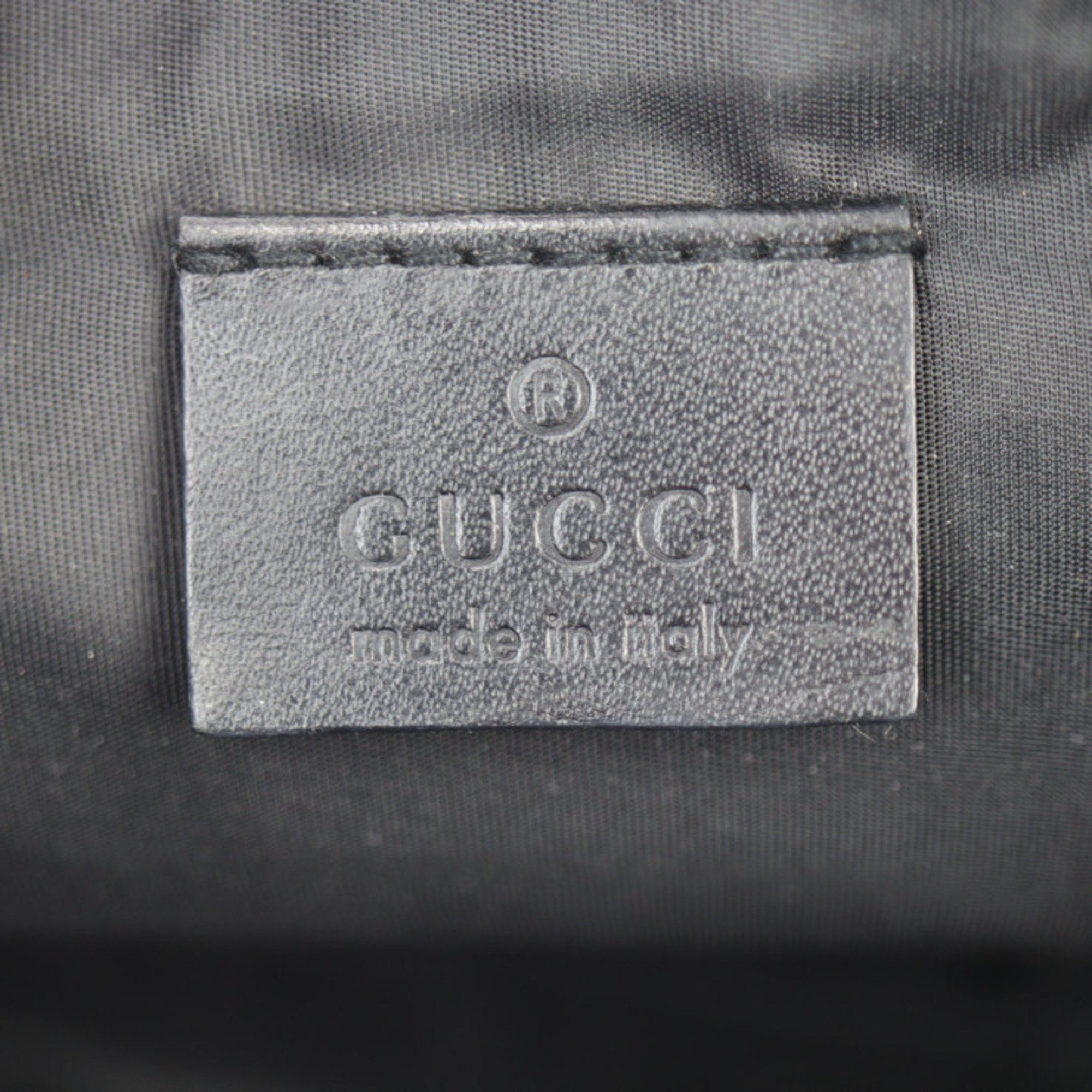 Gucci Black Canvas Leather Handbag (Pre-Owned)