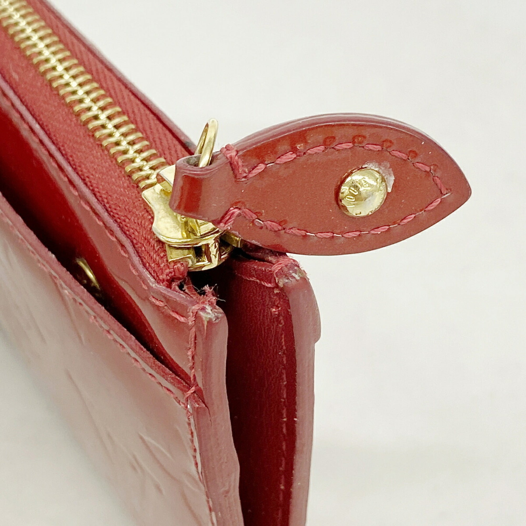 Louis Vuitton Rouge Grenadine Coin Purse/Coin Case (Pre-Owned)