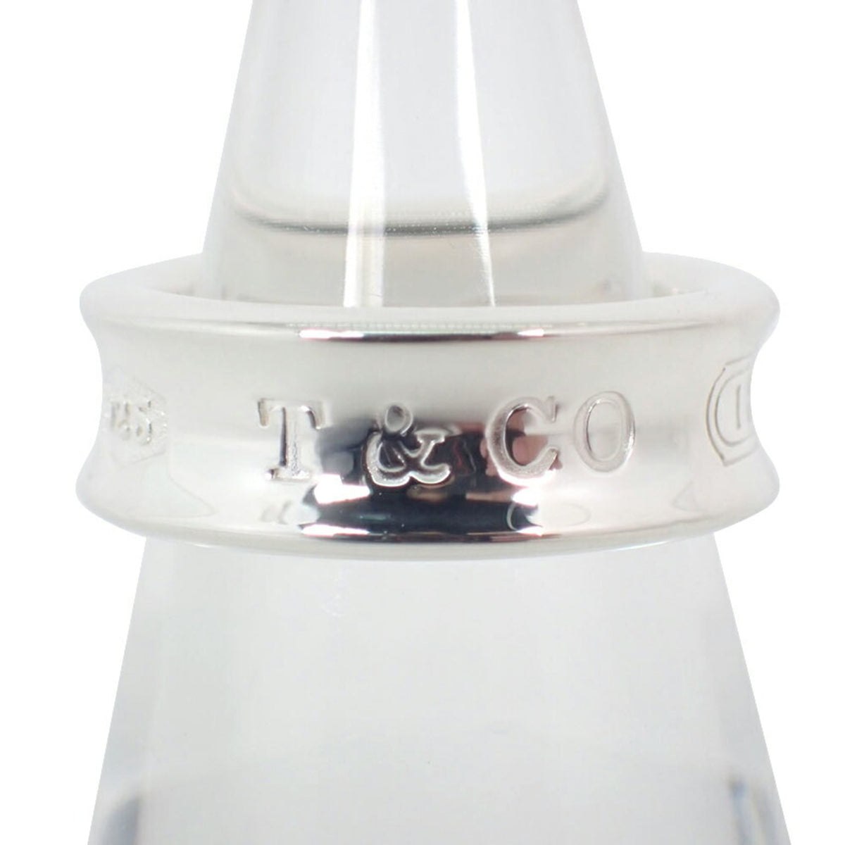Tiffany Silver Sterling Silver 925 Band Ring (Pre-Owned)