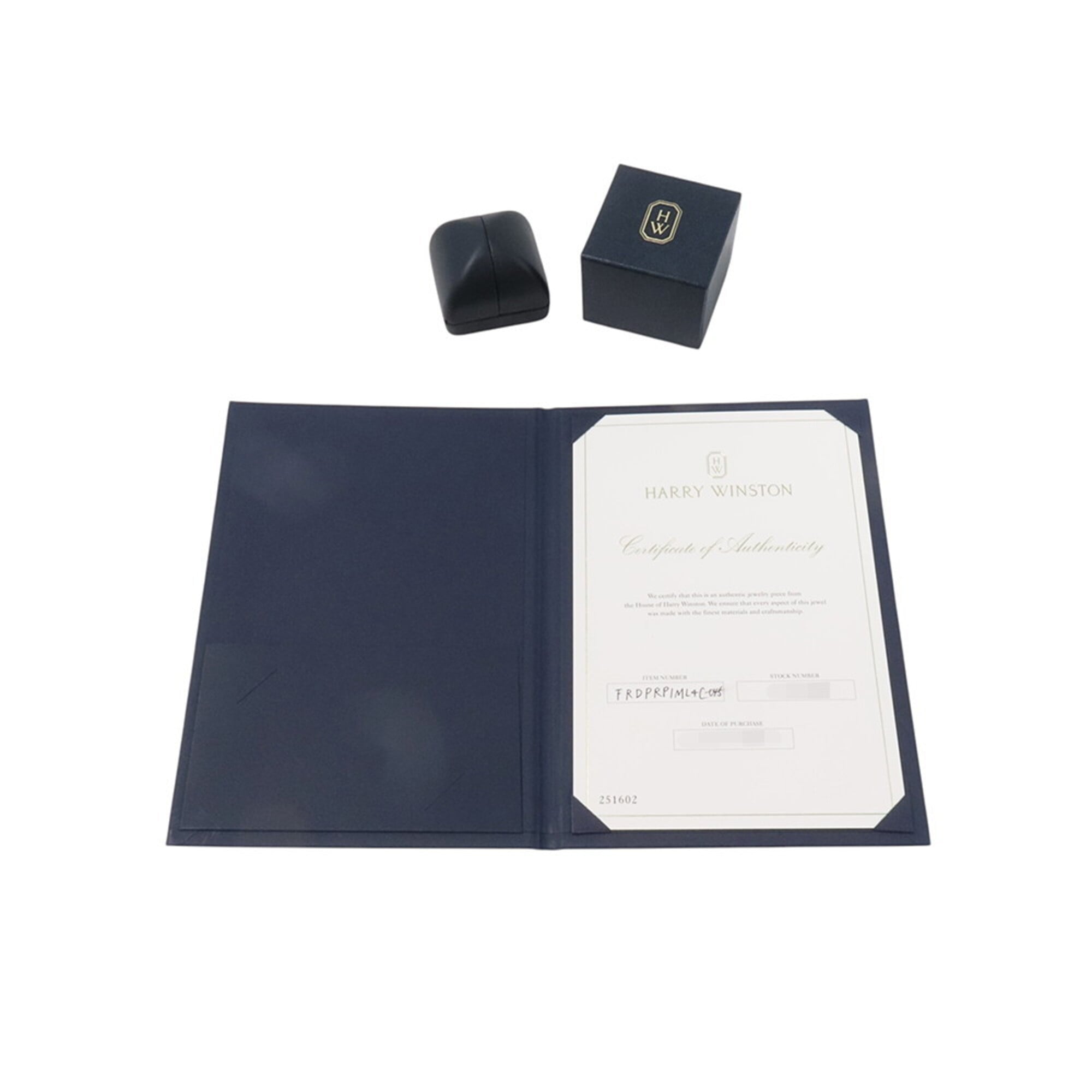 Harry Winston Platinum 950 Band Ring (Pre-Owned)