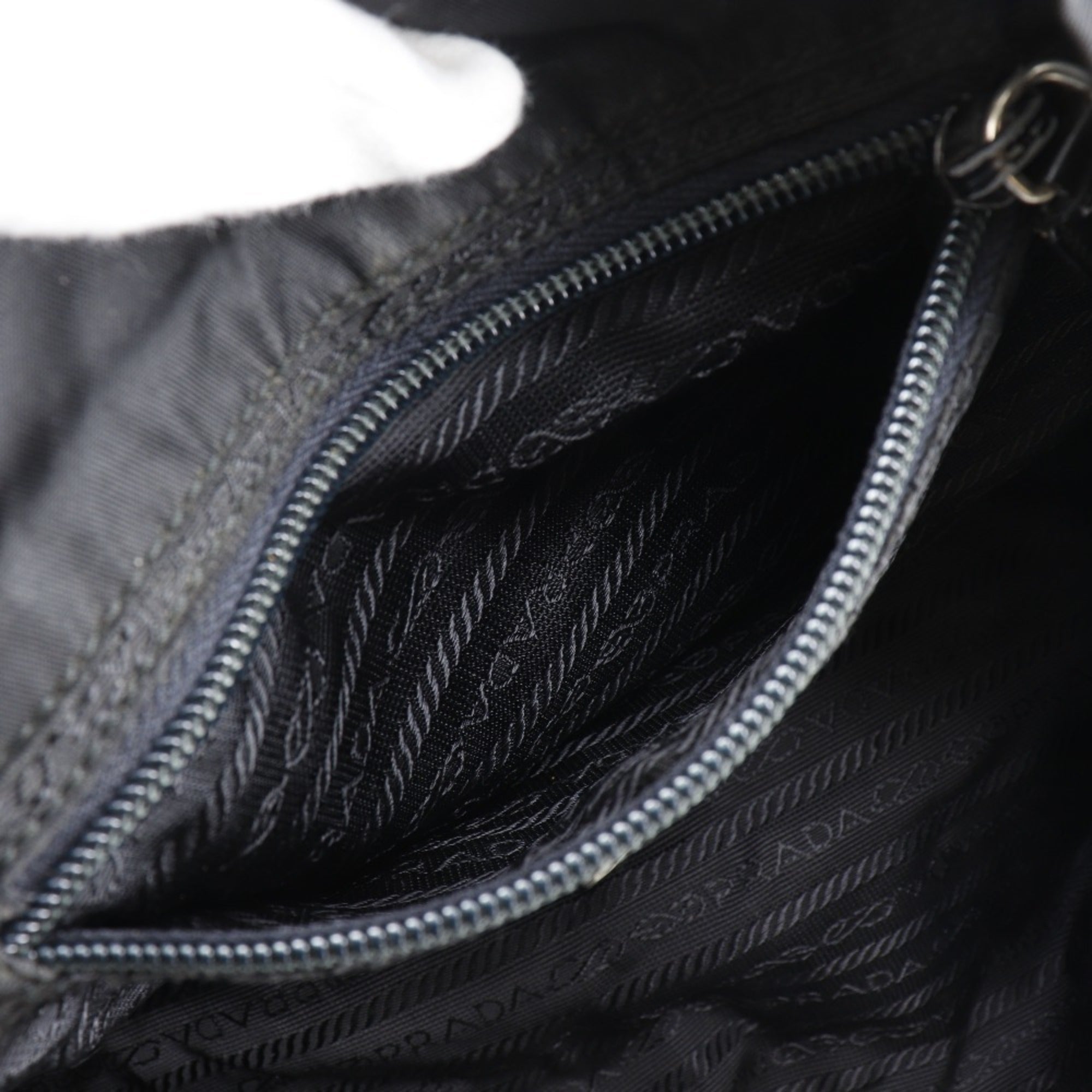 Prada Black Nylon Backpack Tote Bag (Pre-Owned)