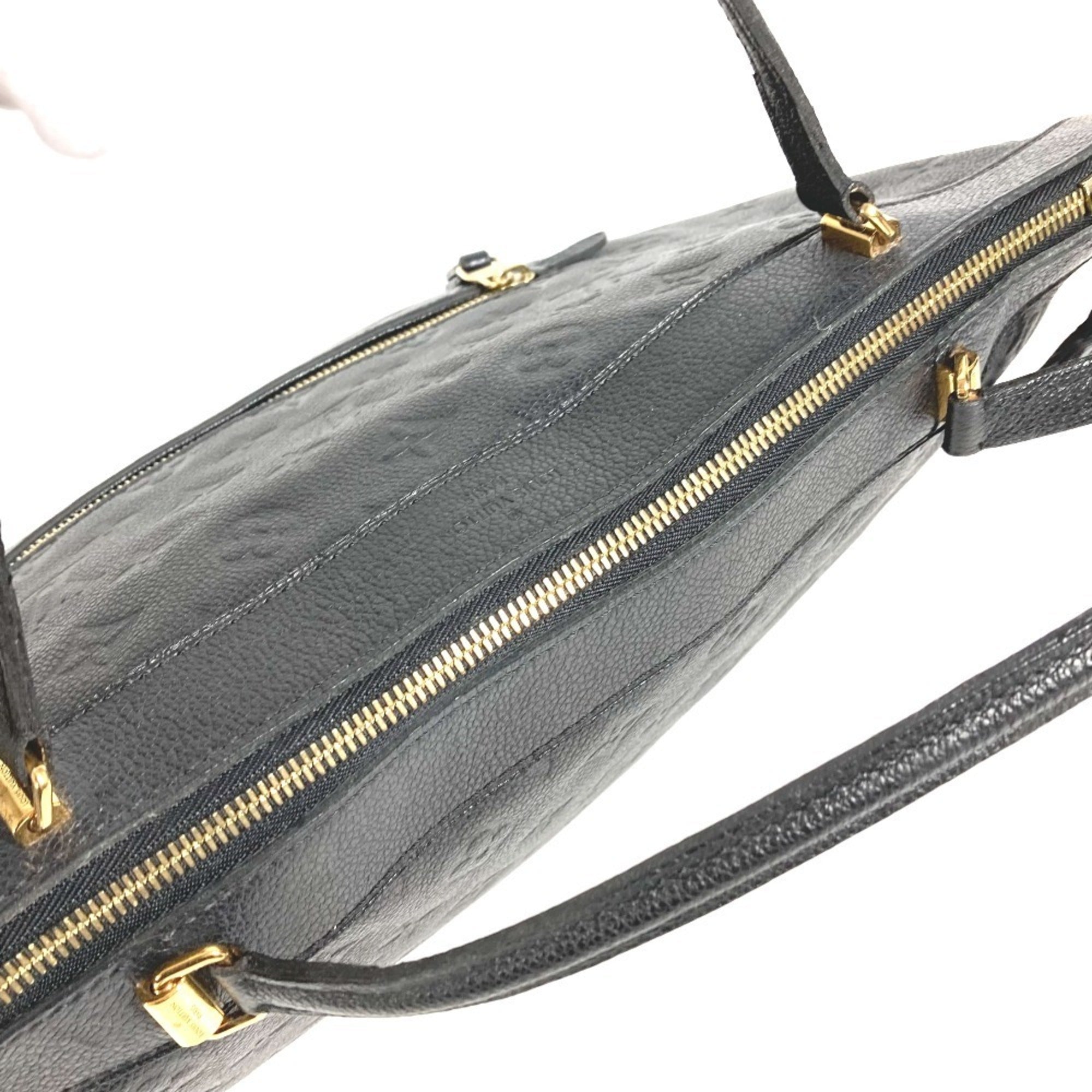 Louis Vuitton Black Noir Monogram Empreinte Handbag Shoulder Bag Tote Bag (Pre-Owned)