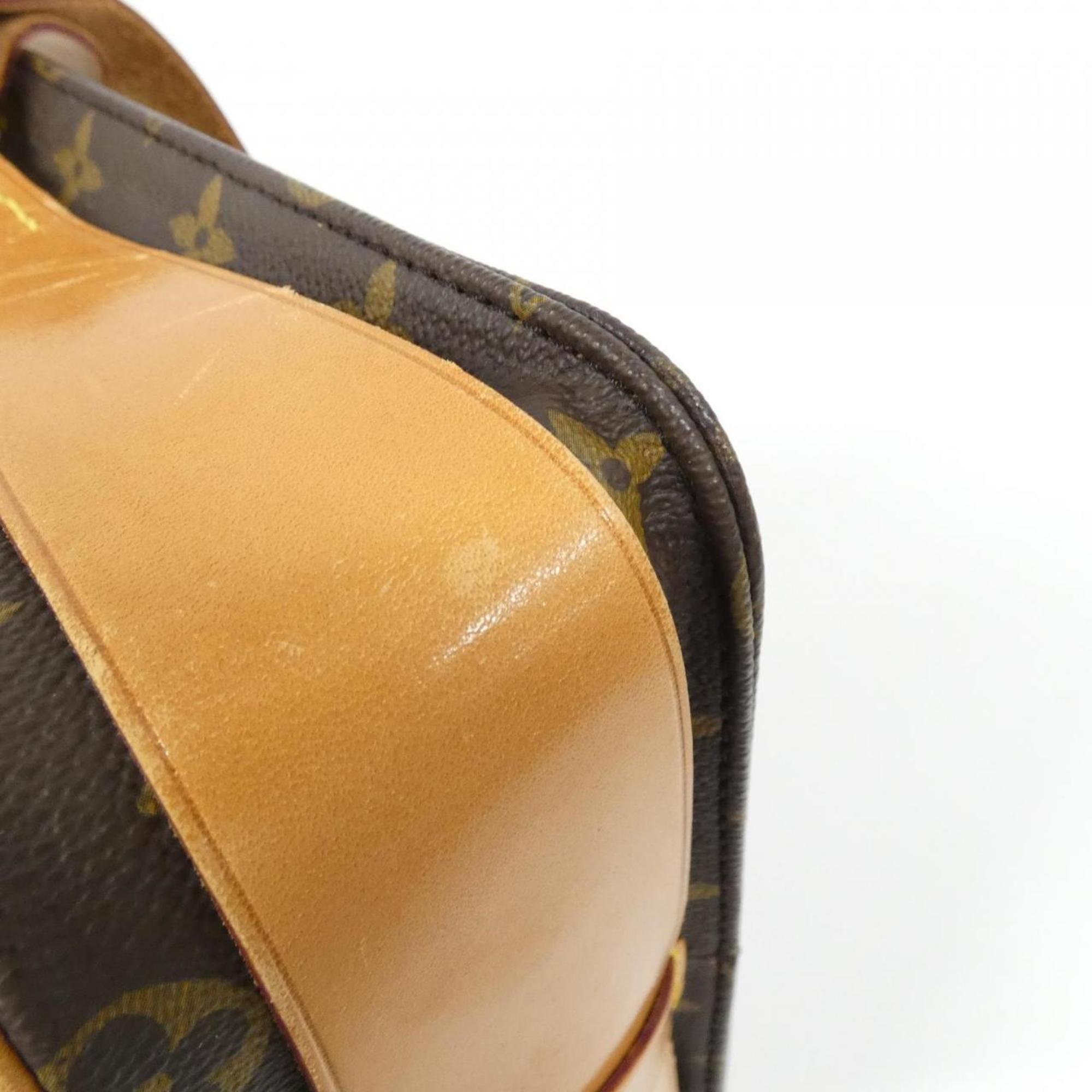 Louis Vuitton Brown Coated Canvas Shoulder Bag (Pre-Owned)