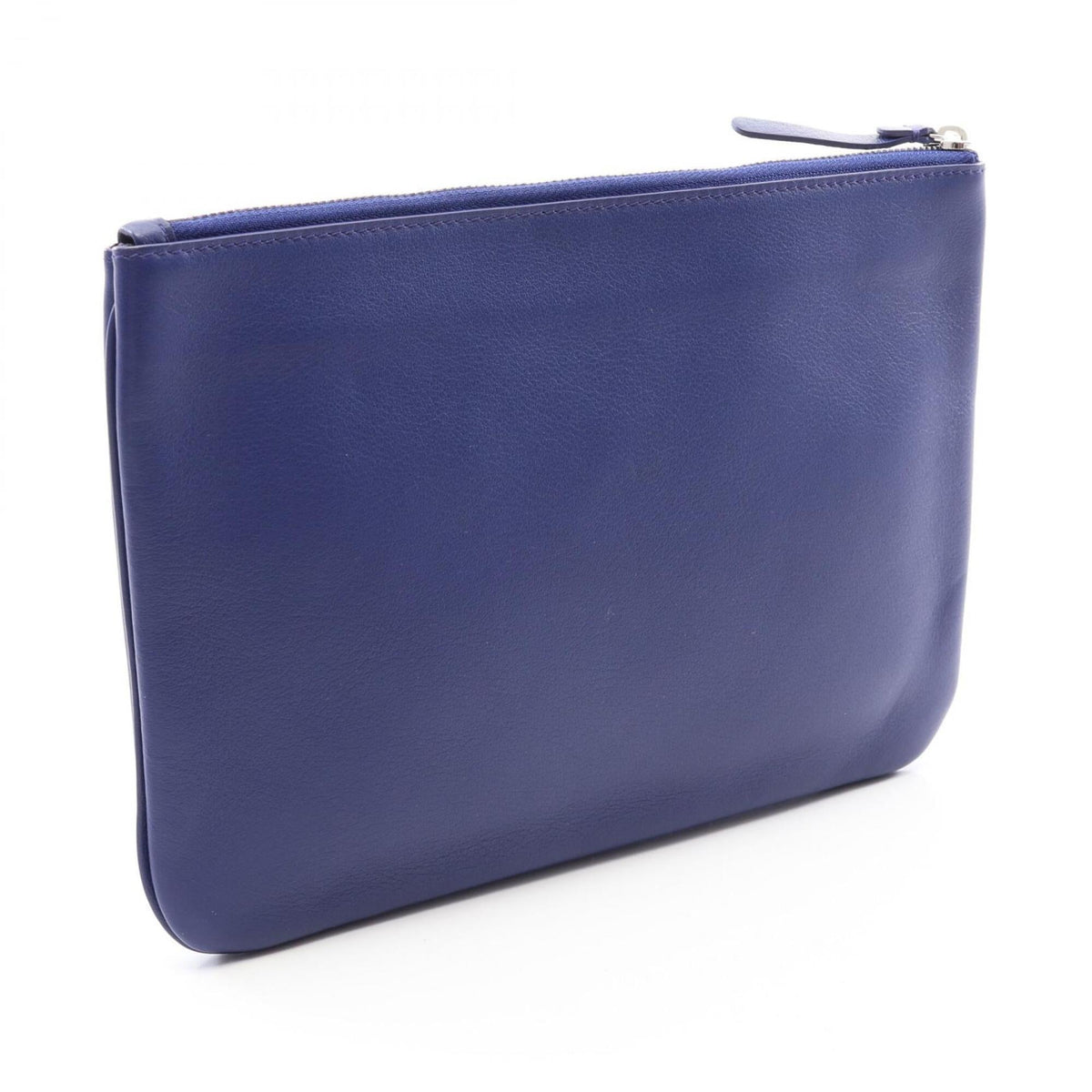 Balenciaga Blue Leather Clutch Bag (Pre-Owned)