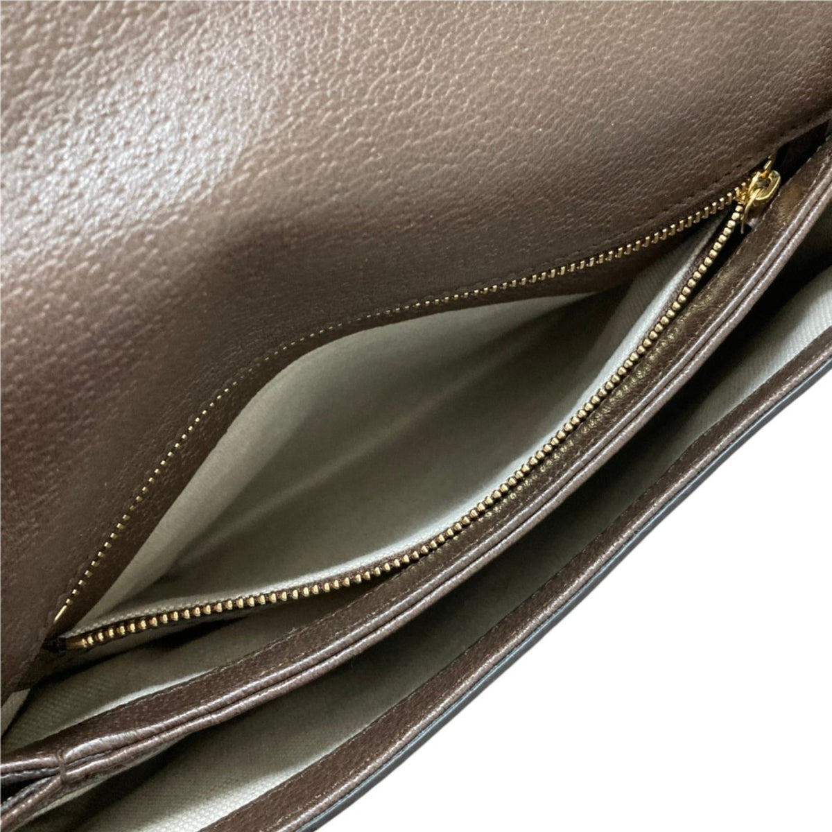 Gucci Beige Brown Gg Supreme Shoulder Bag (Pre-Owned)