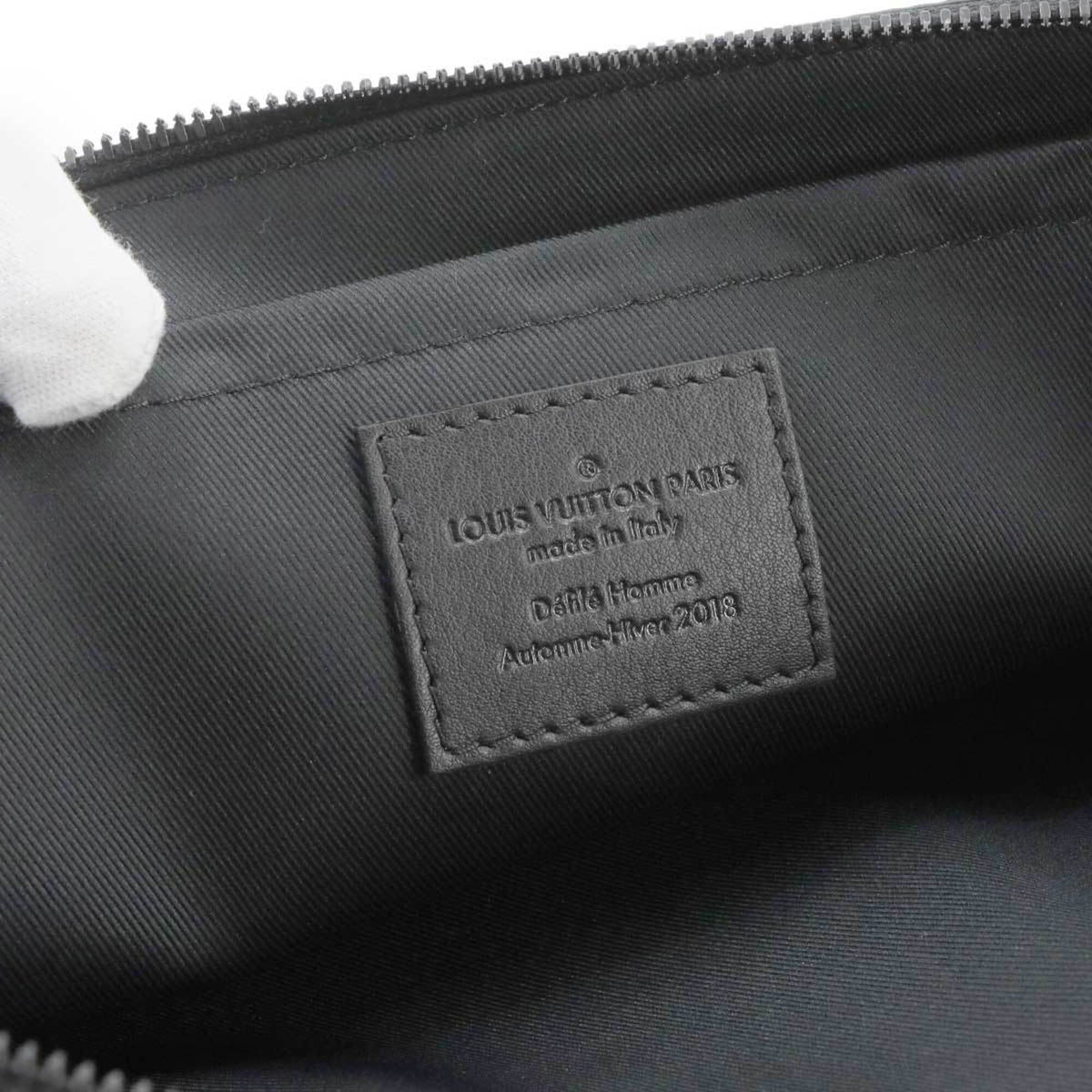 Louis Vuitton Black Monogram Eclipse Monogram Eclipse Clutch Bag Pochette (Pre-Owned)
