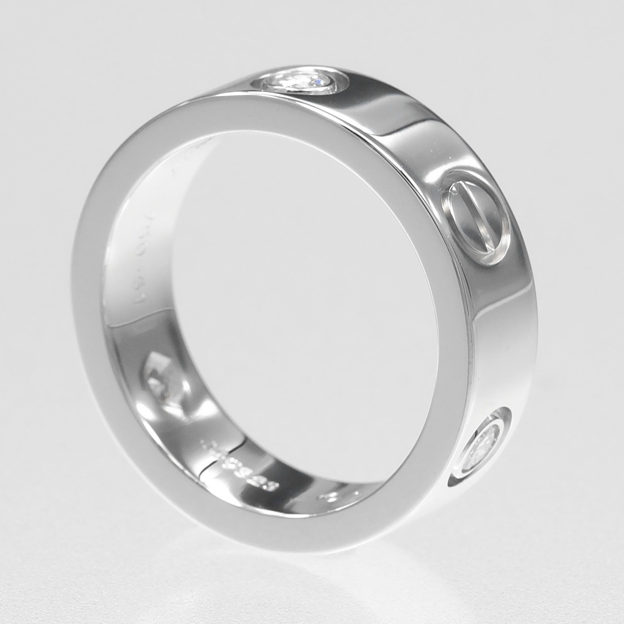 Cartier Love White Gold (18K) Band Ring (Pre-Owned)