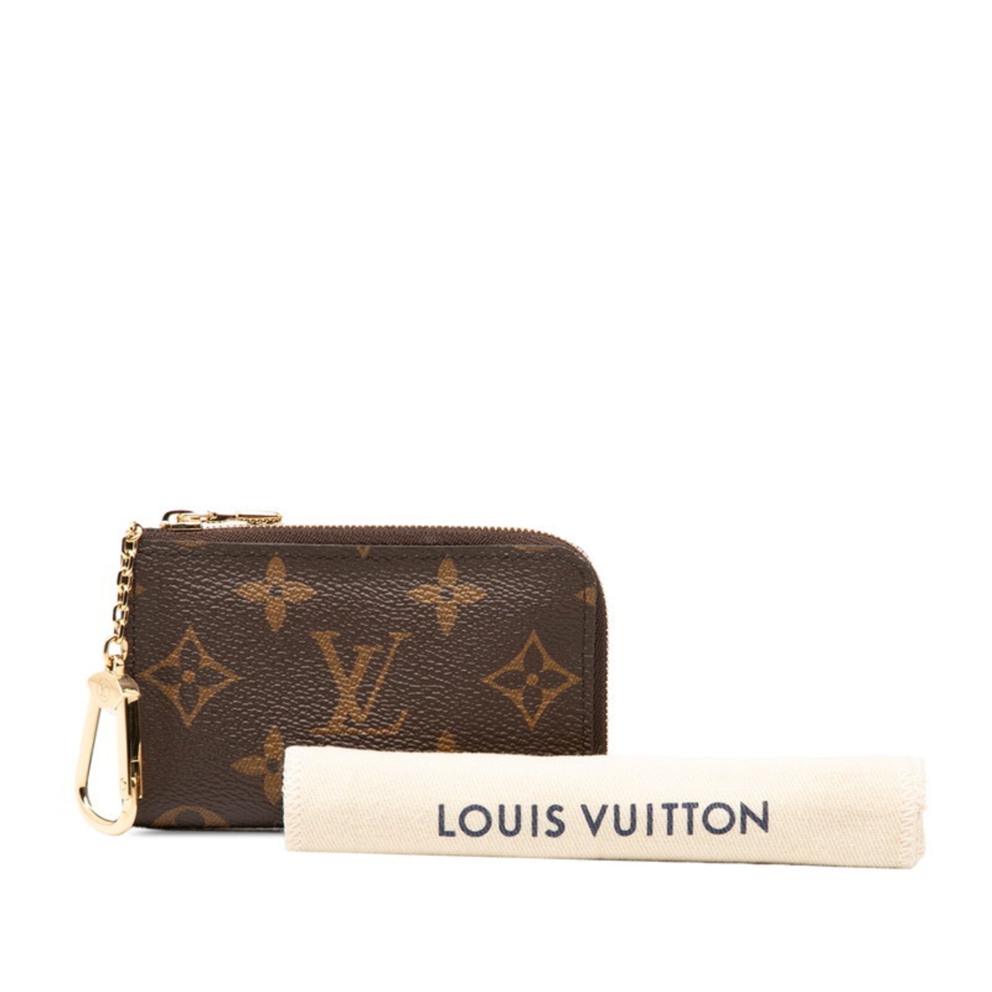 Louis Vuitton Brown Pvc Leather Coin Purse/Coin Case (Pre-Owned)