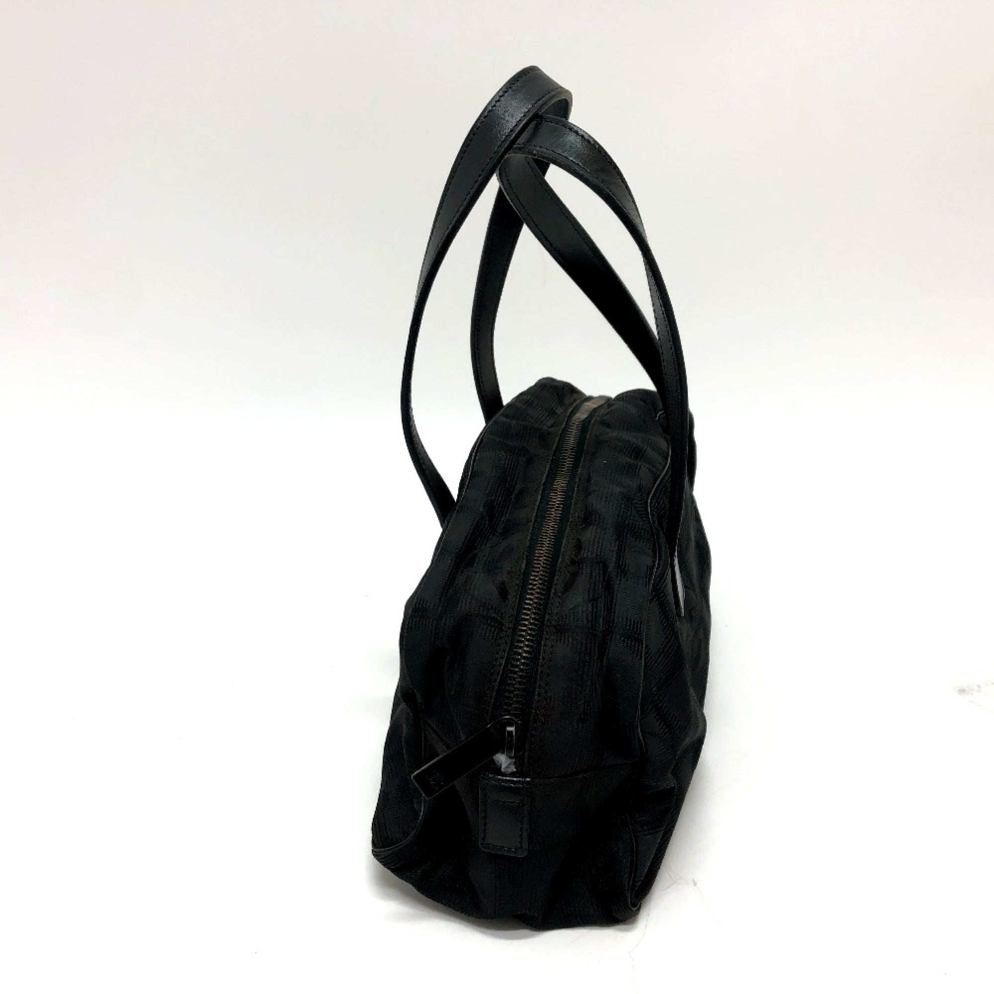 Chanel Black Leather Boston Bag (Pre-Owned)