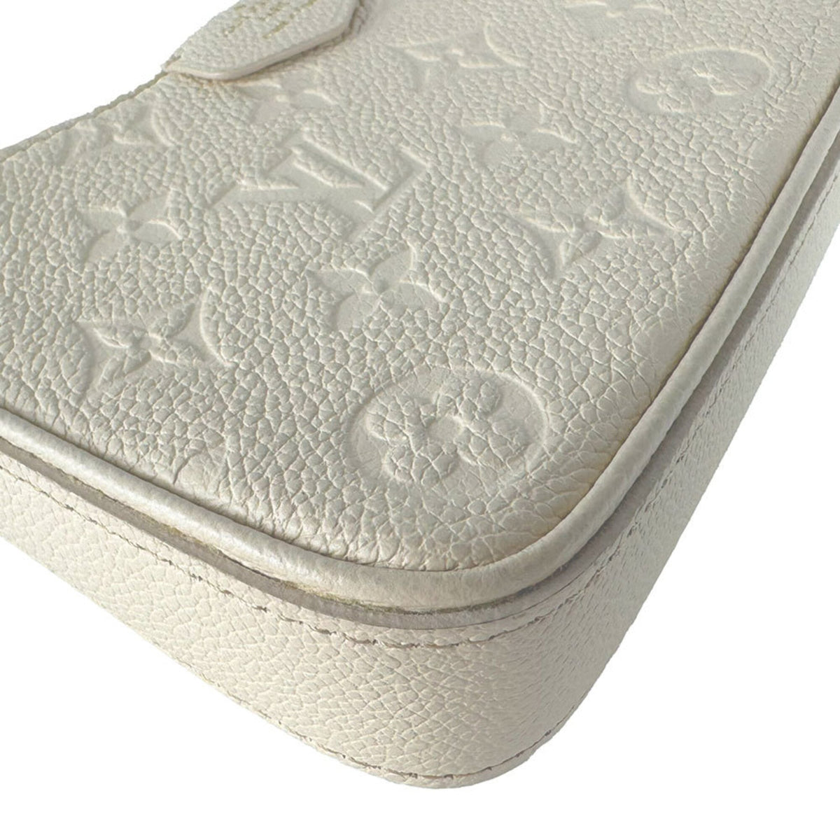 Louis Vuitton Cream Monogram Empreinte Shoulder Bag (Pre-Owned)