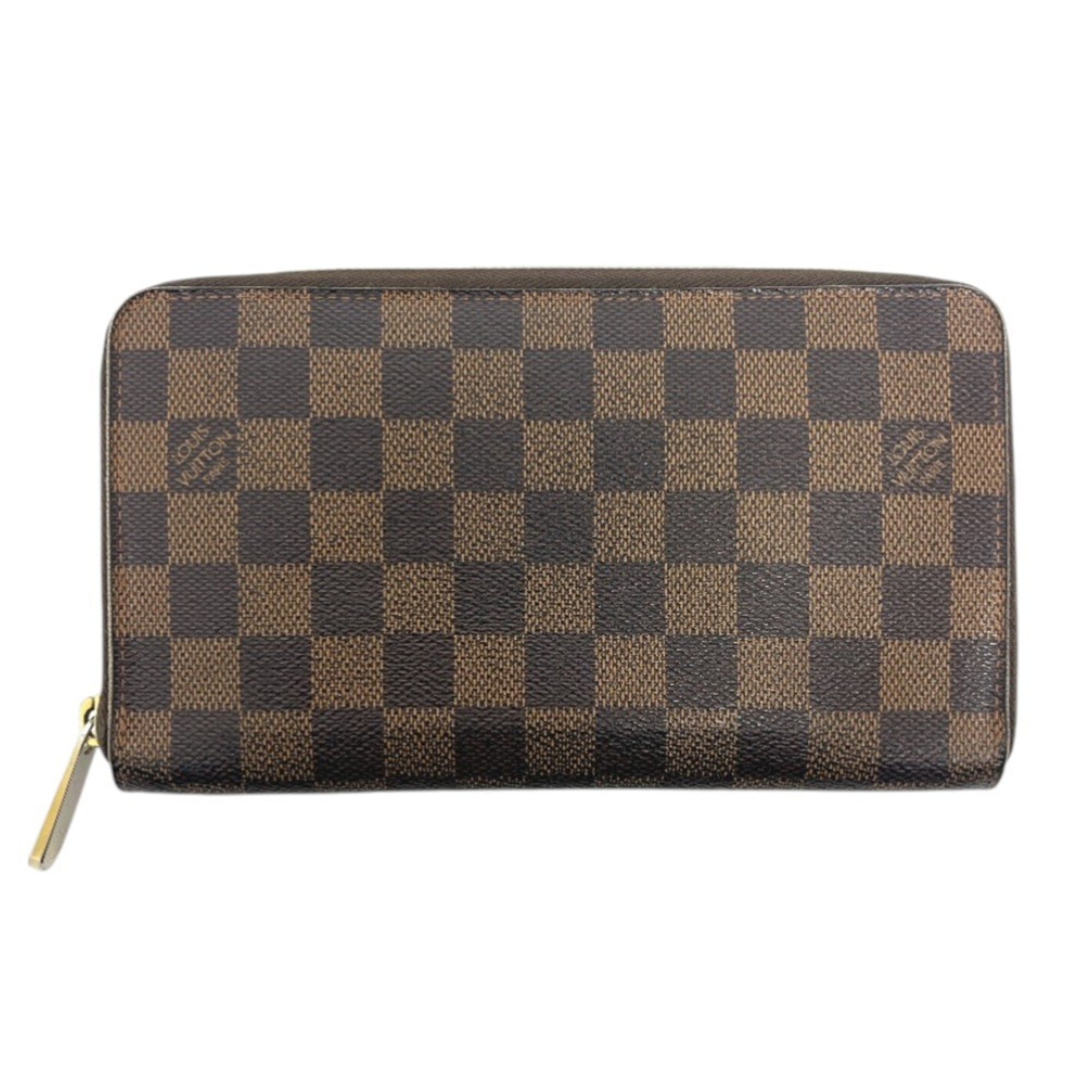 Louis Vuitton Brown Ebene Galle Damier Canvas Coin Purse/Coin Case (Pre-Owned)