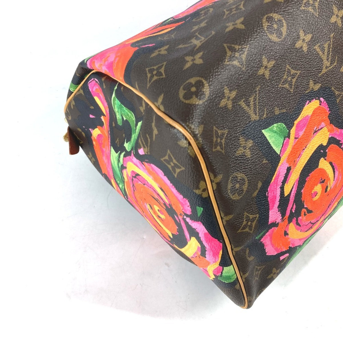 Louis Vuitton Brown Pink Monogram Boston Bag (Pre-Owned)