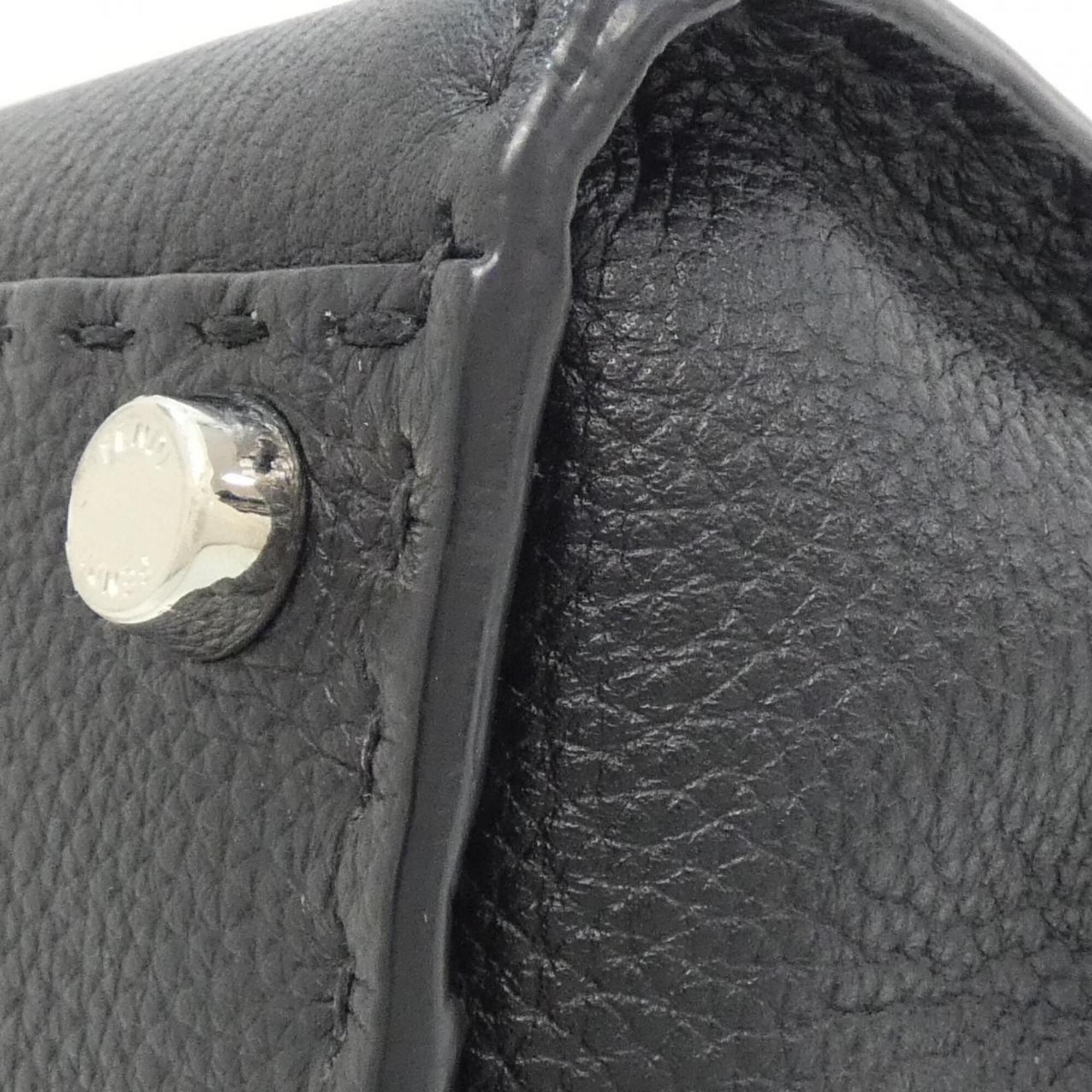 Fendi Black Leather Handbag (Pre-Owned)