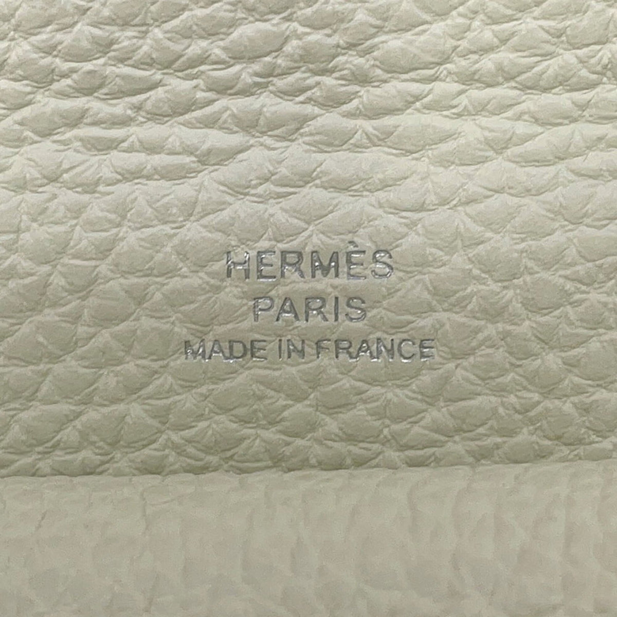 Hermes Ivory Togo Leather Handbag Shoulder Bag (Pre-Owned)