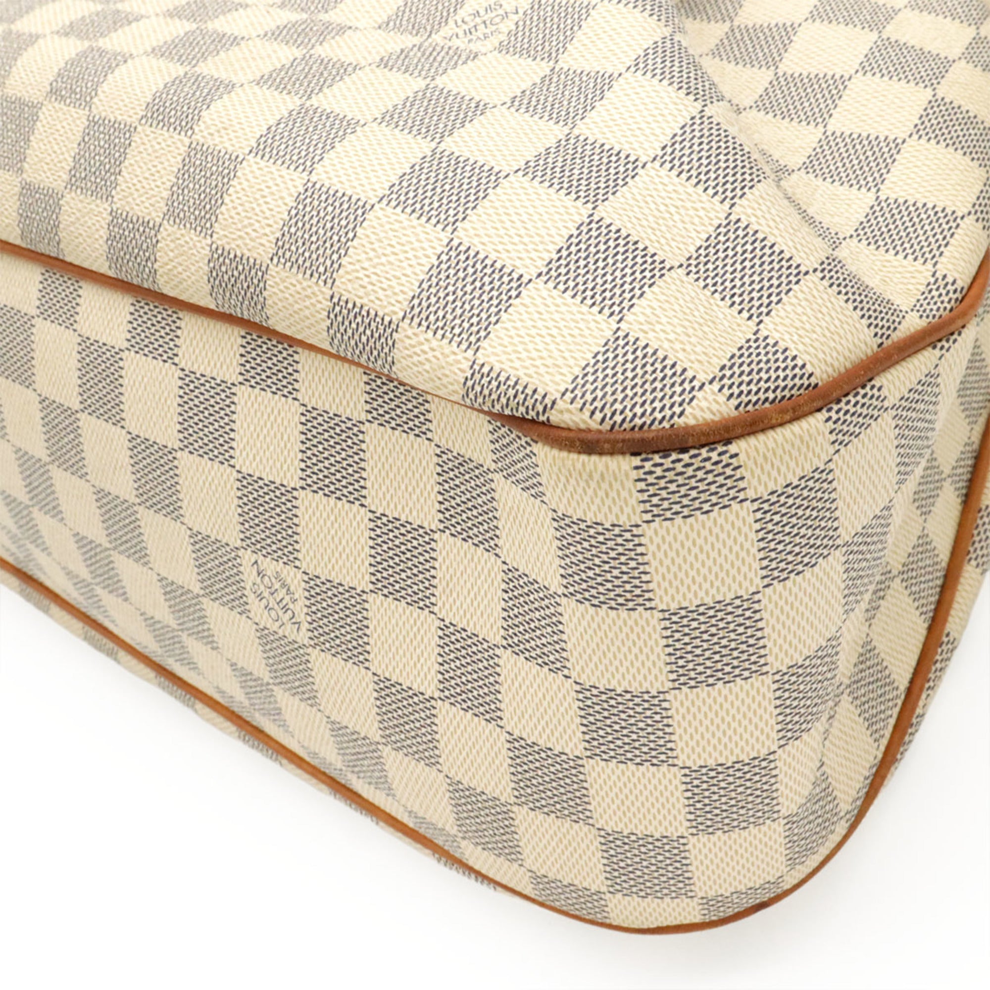 Louis Vuitton Damier Azur Ivory Damier Azur Shoulder Bag (Pre-Owned)