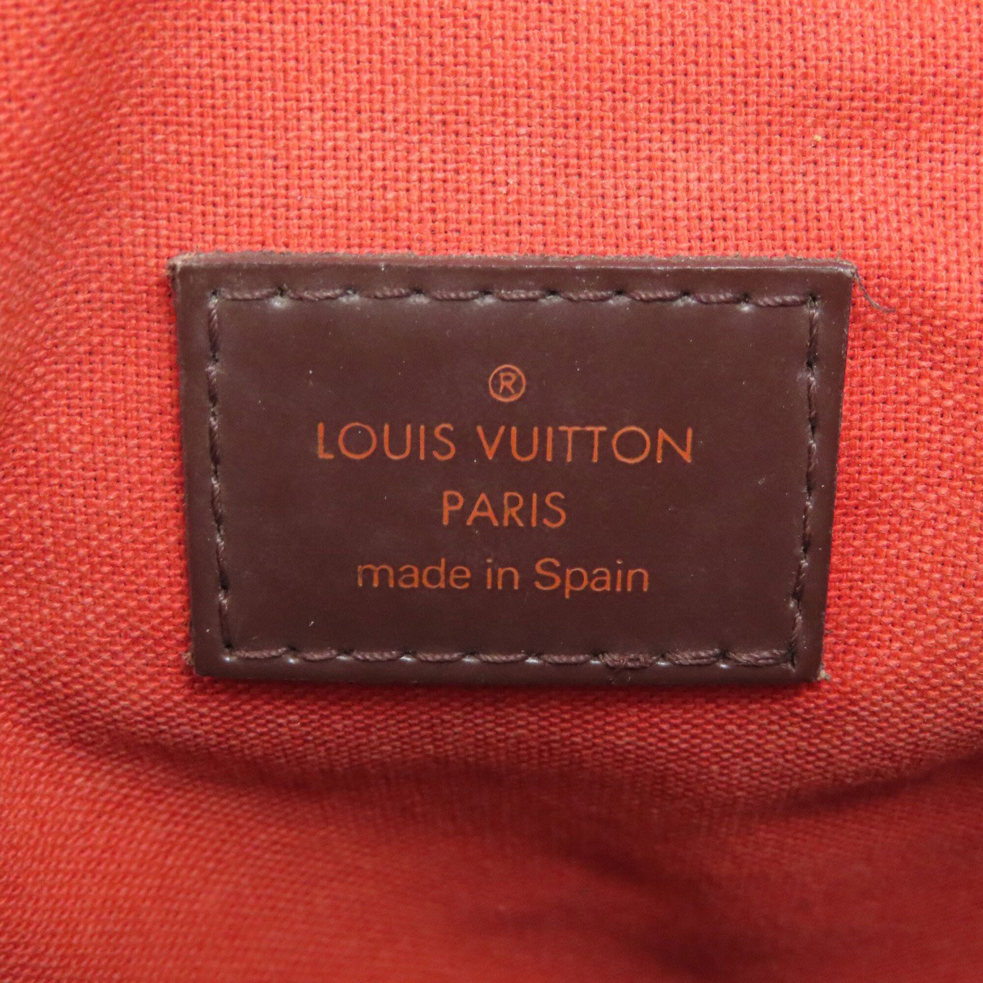 Louis Vuitton Damier Damier Canvas Ebene Damier Canvas Shoulder Bag (Pre-Owned)