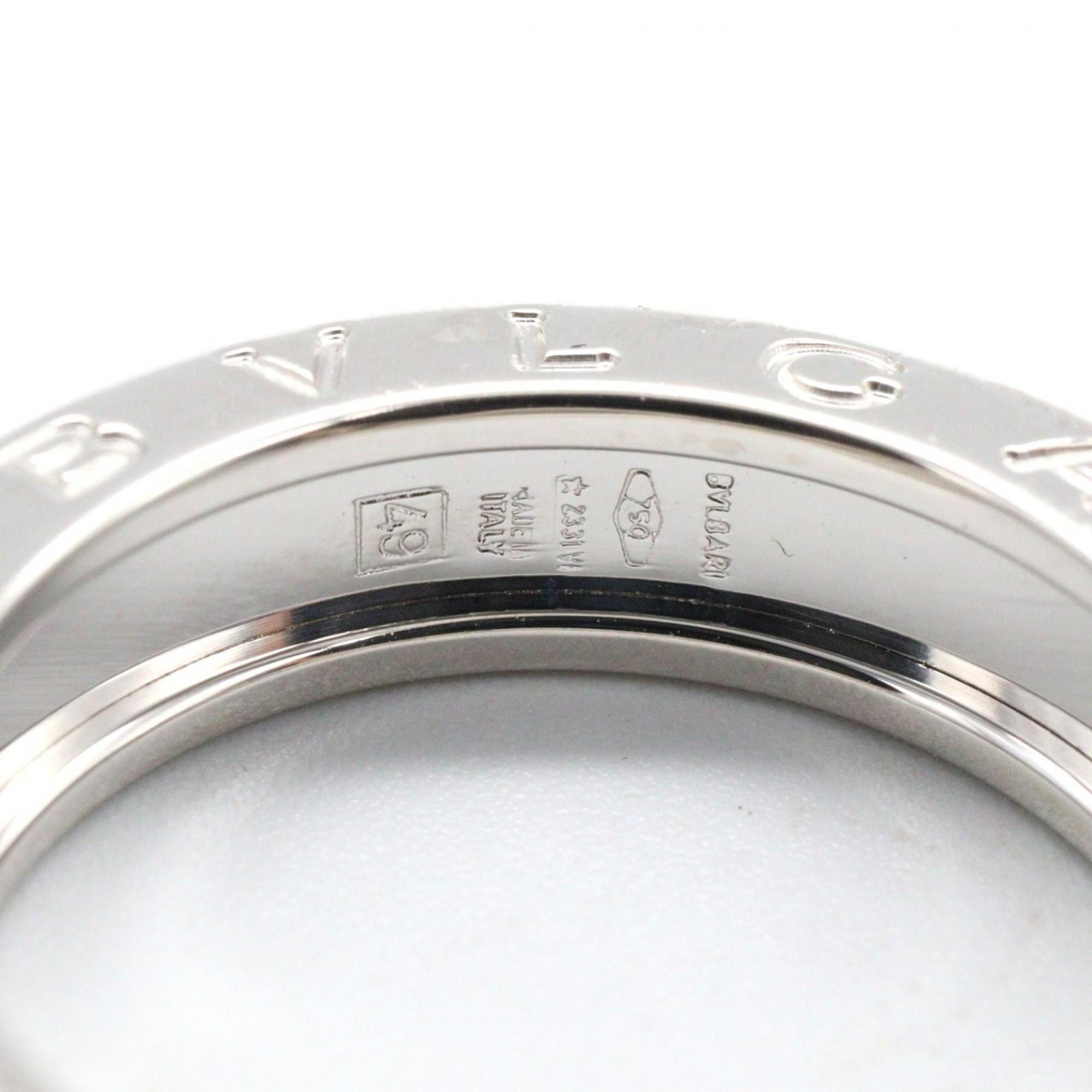 Bvlgari Silver White Gold (18K) Band Ring (Pre-Owned)