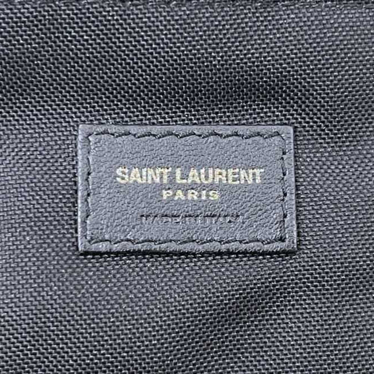 Saint Laurent Black Nylon Canvas Wallet (Tri-Fold) (Pre-Owned)