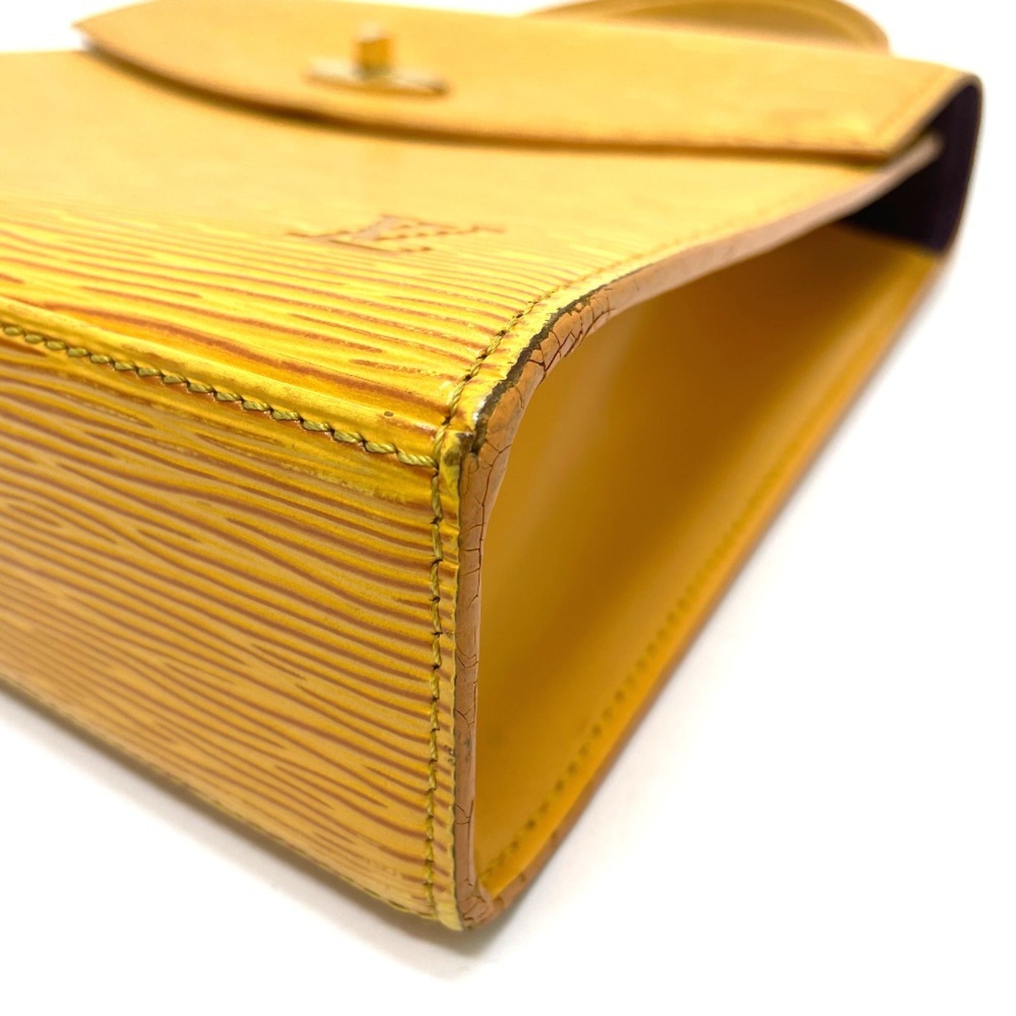 Louis Vuitton Epi Yellow Epi Leather Handbag (Pre-Owned)