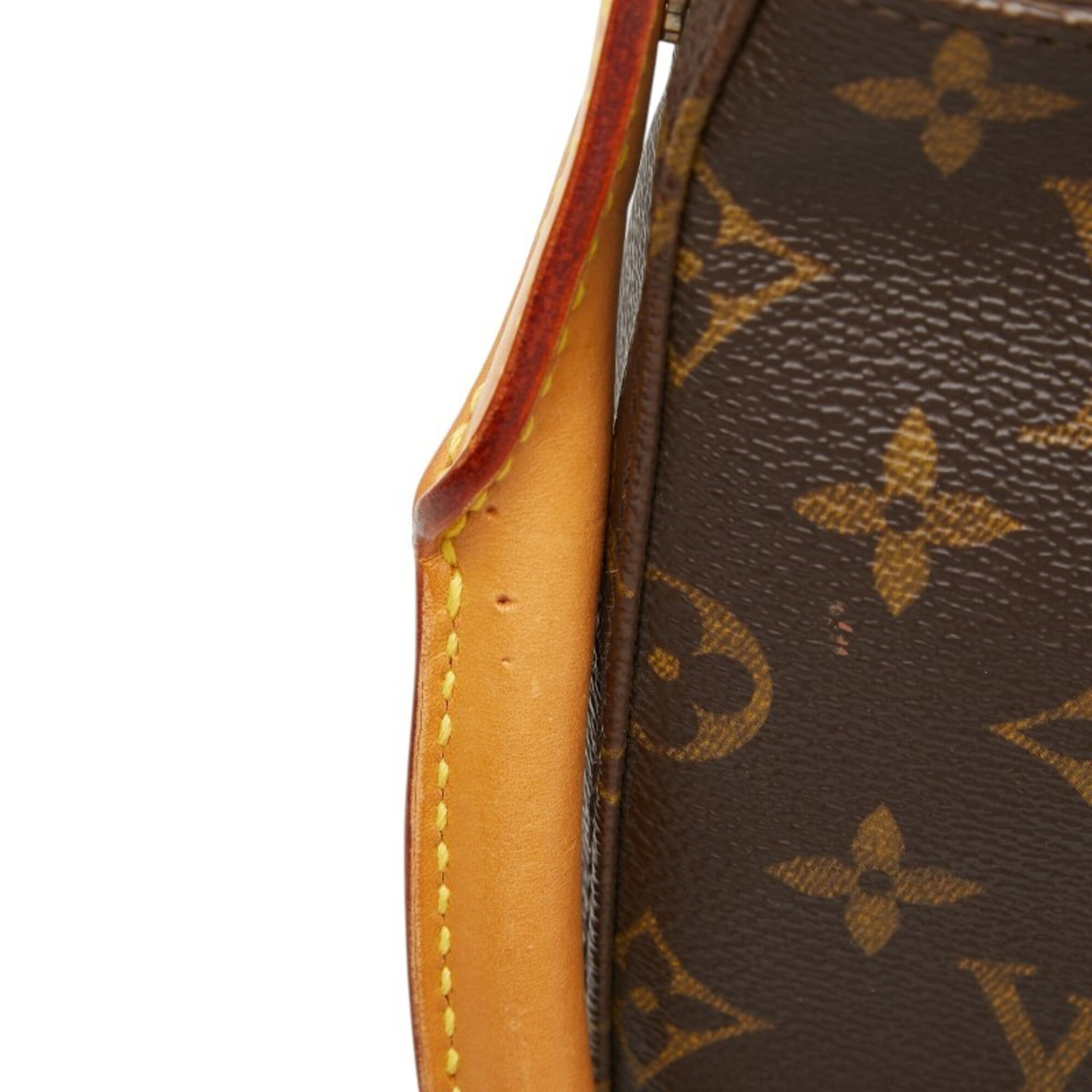 Louis Vuitton Brown Pvc Leather Handbag Shoulder Bag (Pre-Owned)