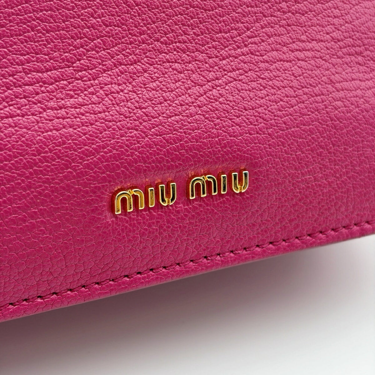 Miu Miu Pink Leather Shoulder Bag (Pre-Owned)