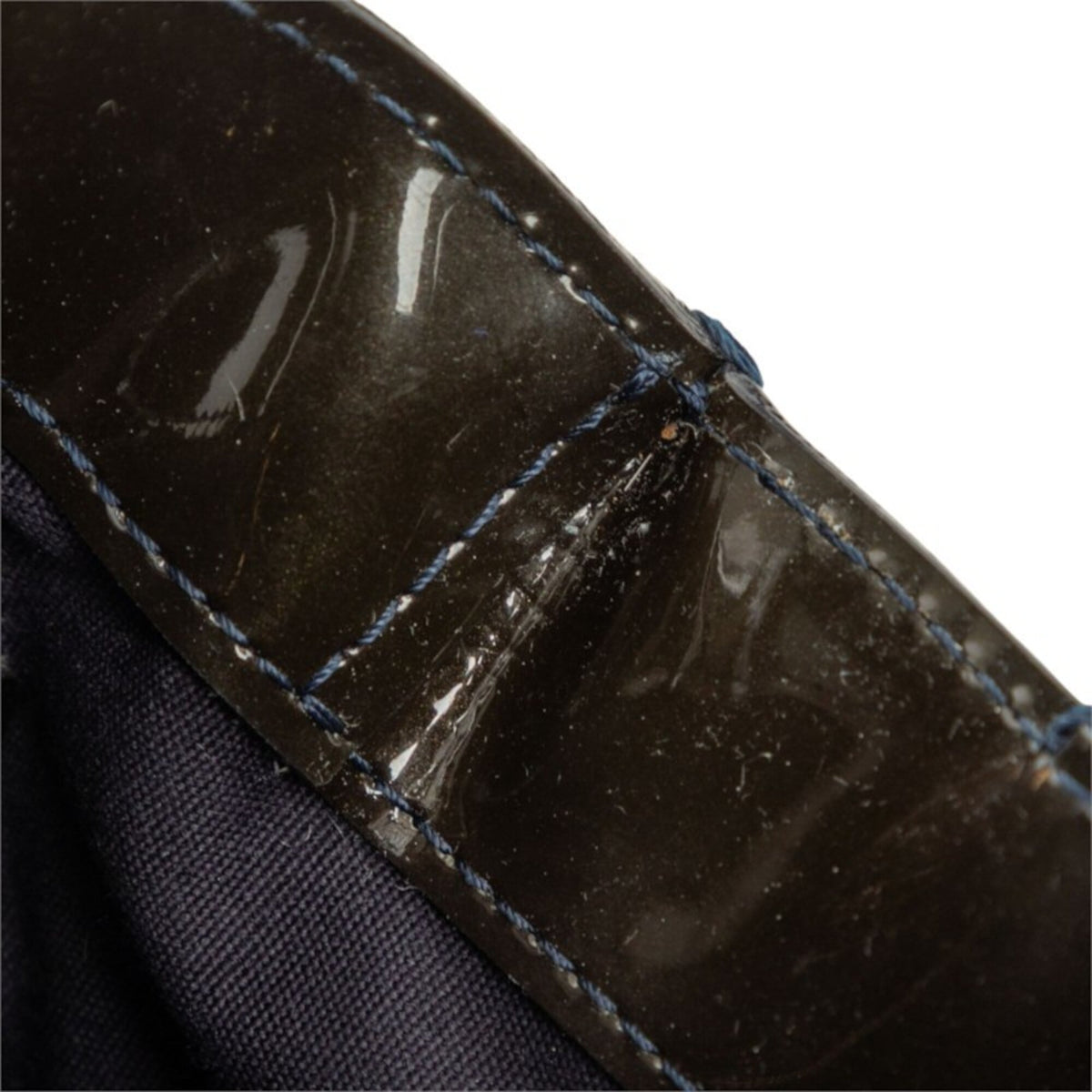 Louis Vuitton Blue Infini Navy Patent Leather Handbag (Pre-Owned)
