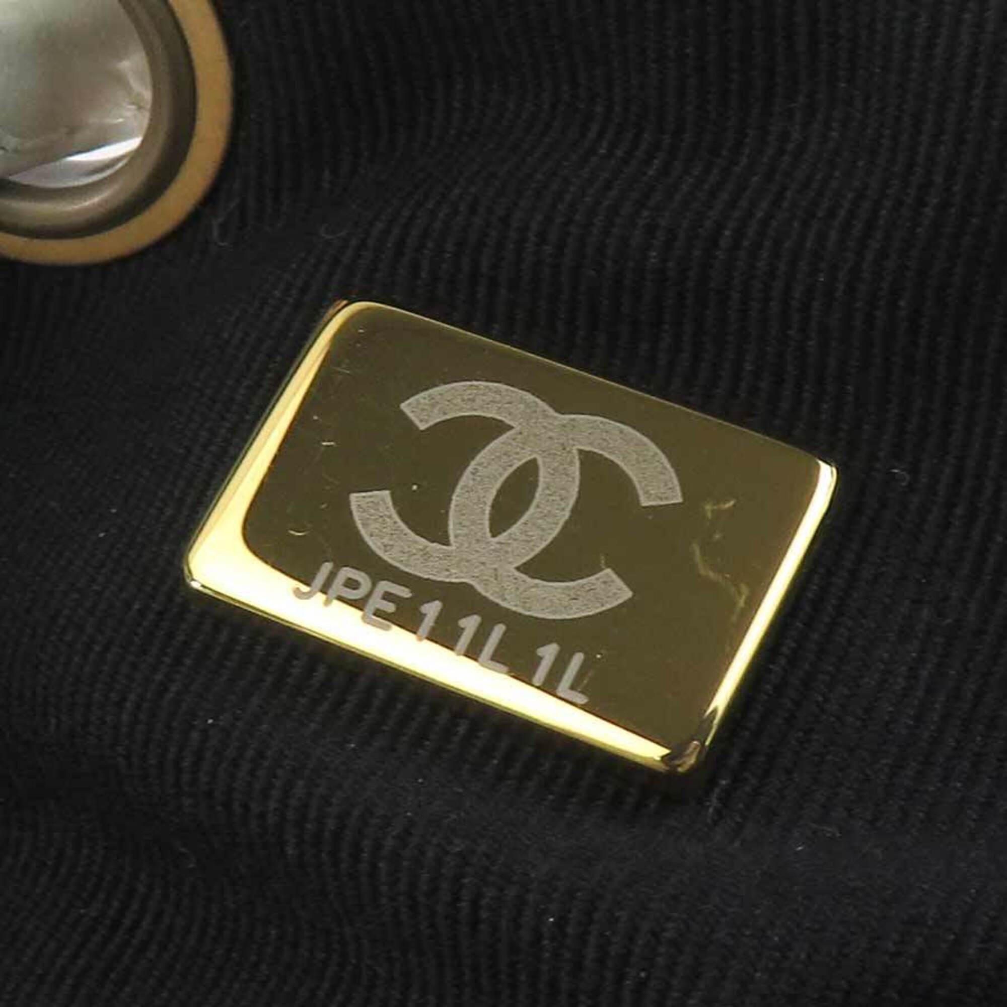 Chanel Black White Tweed Backpack (Pre-Owned)