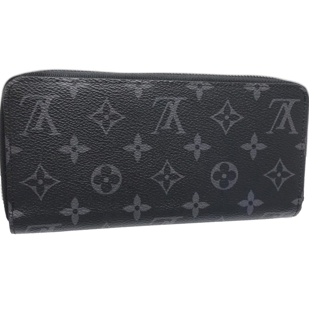 Louis Vuitton Monogram Eclipse Monogram Eclipse Noir Monogram Eclipse Long Wallet (Bi-Fold) (Pre-Owned)