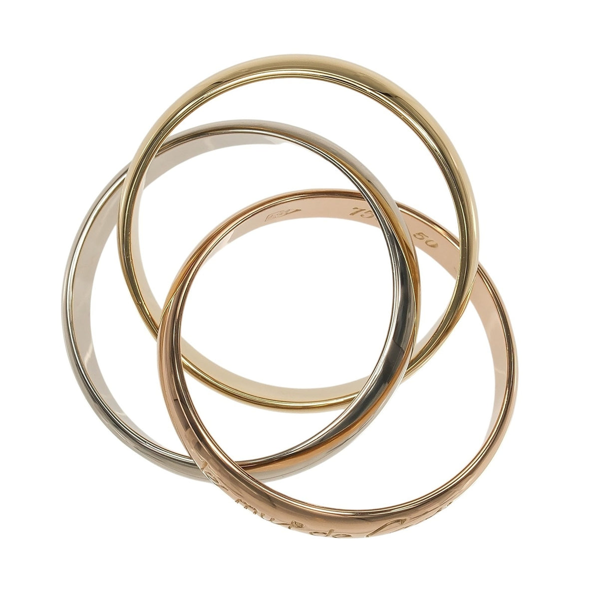 Cartier Yellow Gold (18K) Pink Gold (18K) White Gold (18K) Band Ring (Pre-Owned)