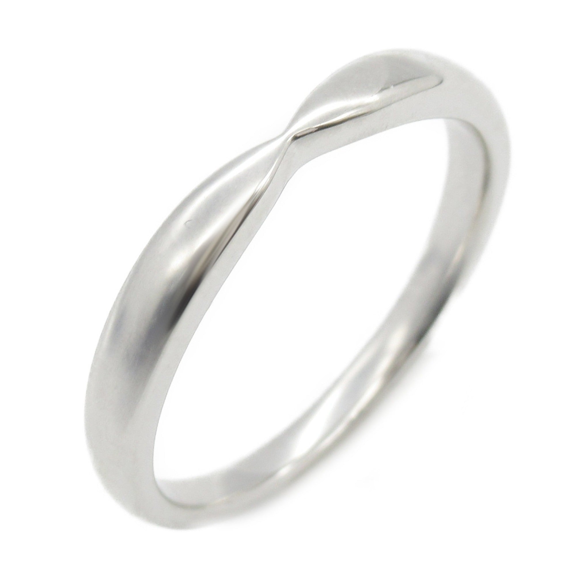 Tiffany Silver Platinum 950 Band Ring (Pre-Owned)