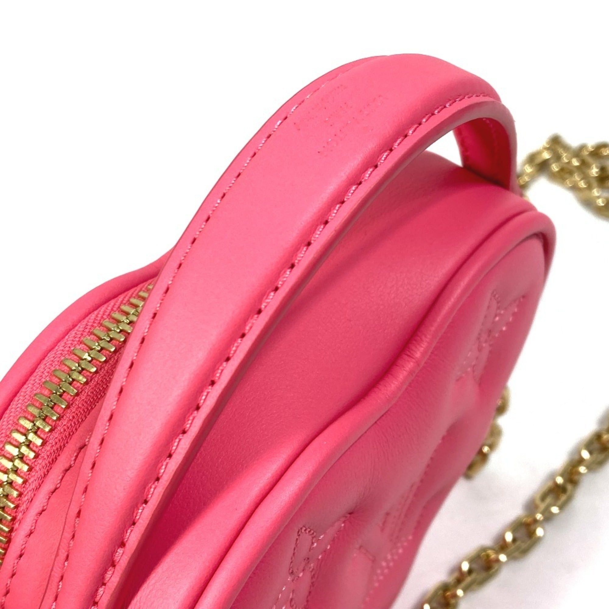 Louis Vuitton Pink Leather Handbag Shoulder Bag (Pre-Owned)