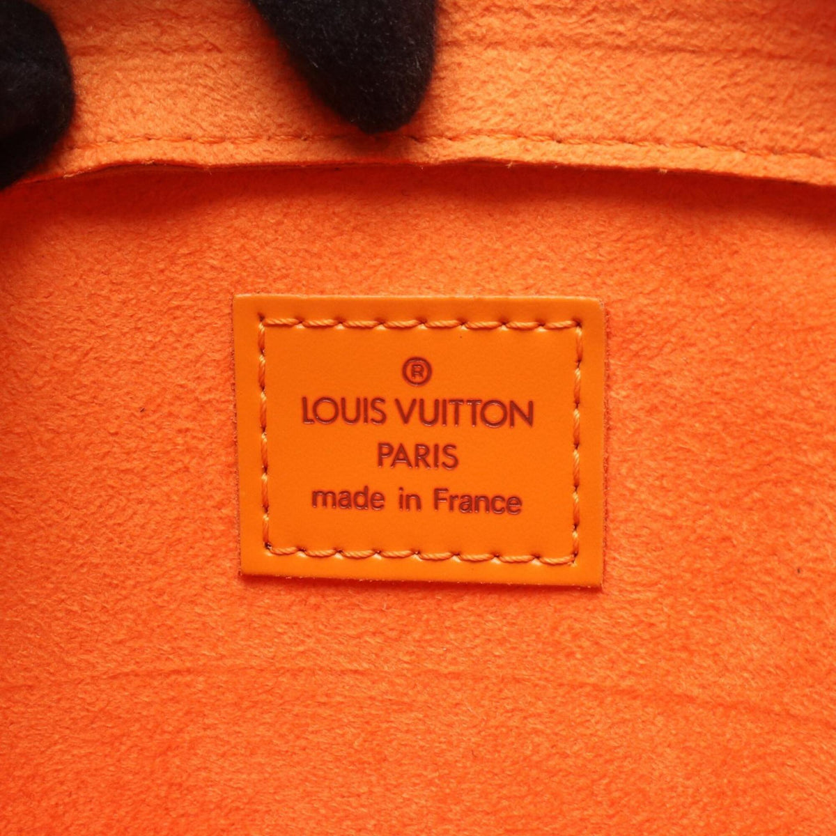 Louis Vuitton Mandarin Orange Leather Handbag (Pre-Owned)