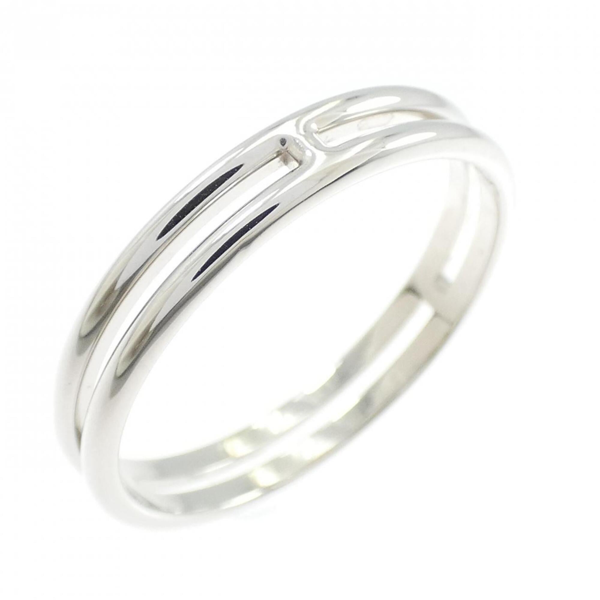 Hermes White Gold (18K) Band Ring (Pre-Owned)