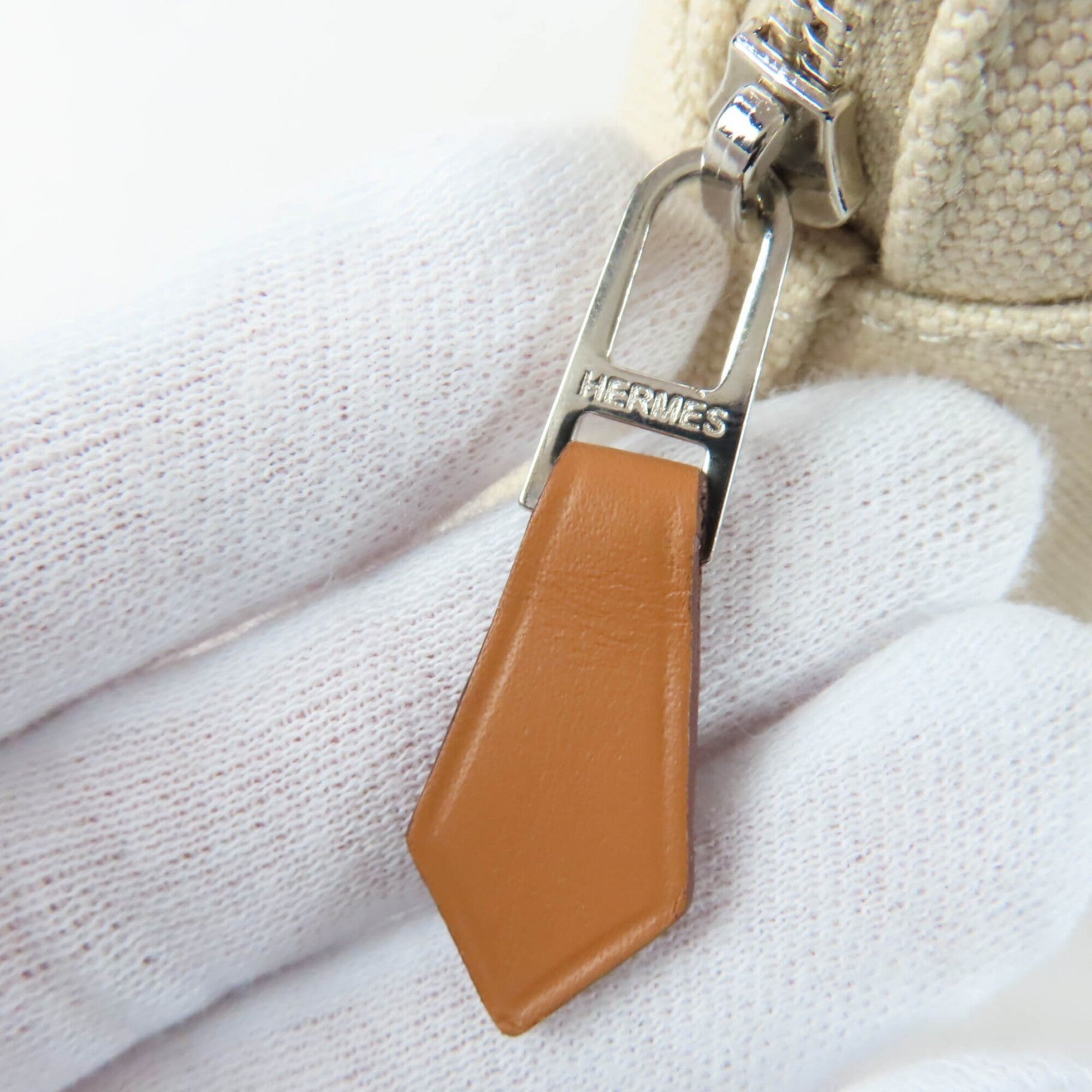 Hermes Natural Cotton Pouch (Pre-Owned)