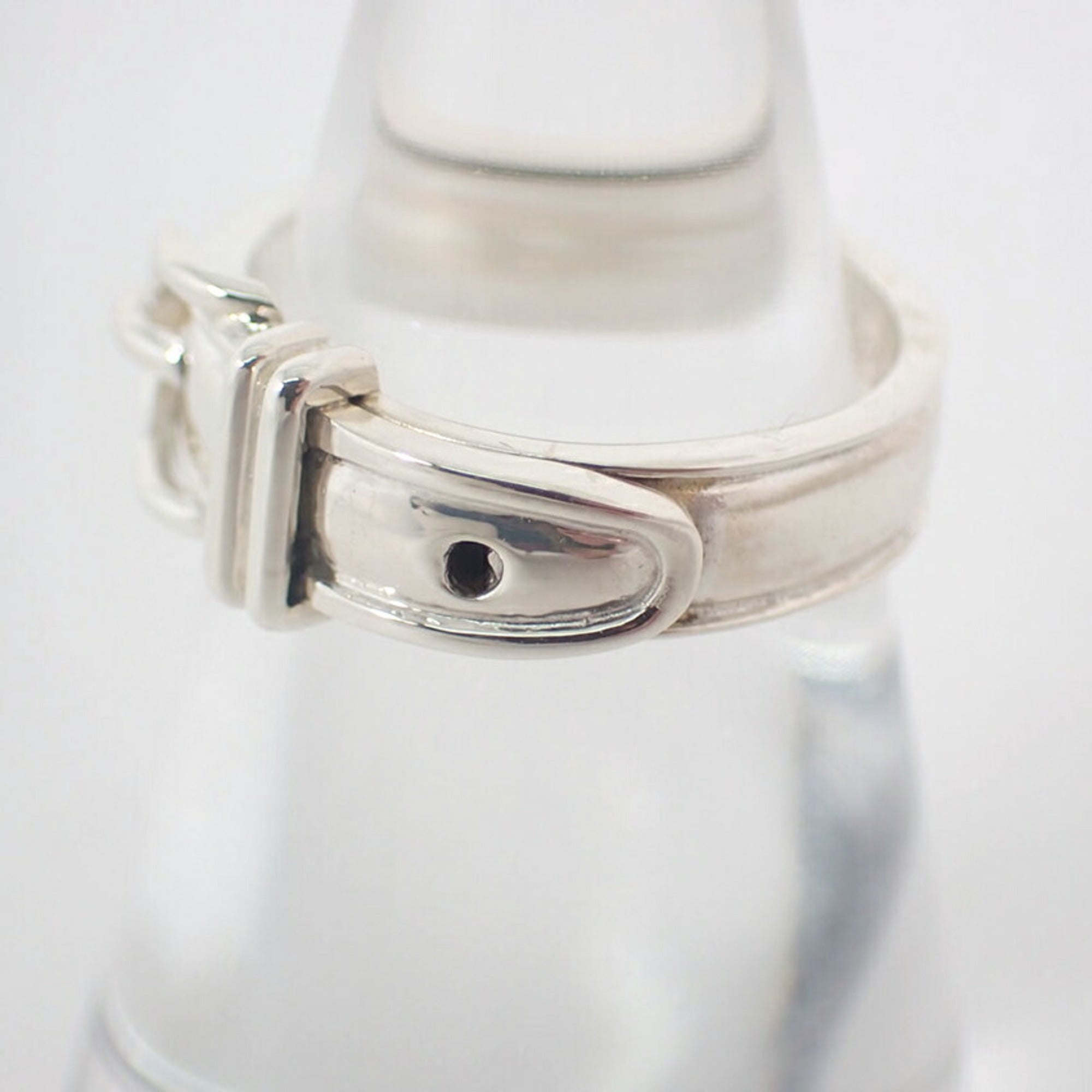 Hermes Sterling Silver 925 Band Ring (Pre-Owned)