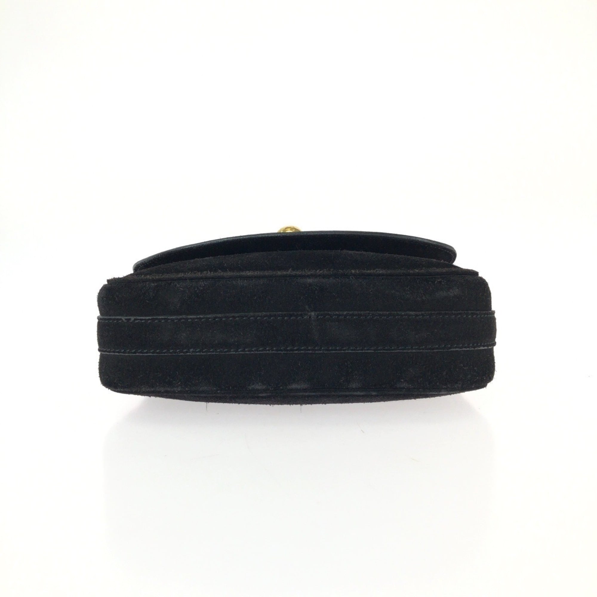 Celine Black Suede Pochette Shoulder Bag (Pre-Owned)