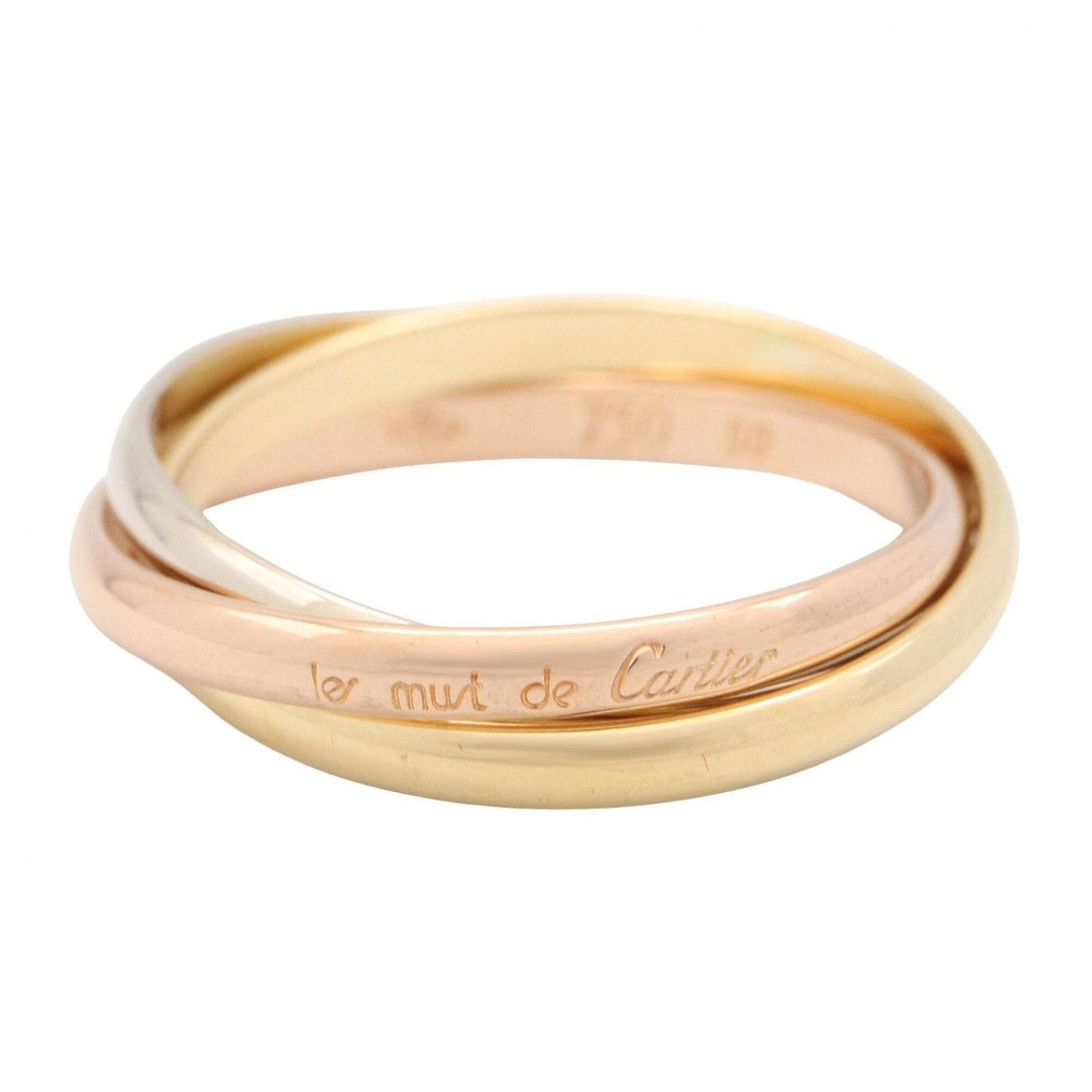 Cartier Gold Silver Yellow Gold (18K) Pink Gold (18K) White Gold (18K) Band Ring (Pre-Owned)