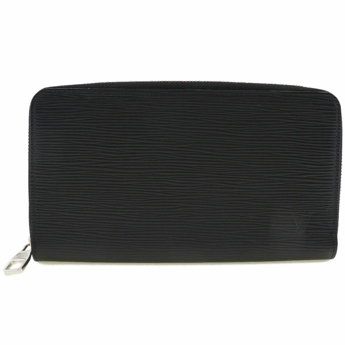 Louis Vuitton Black Noir Epi Leather Long Bill Wallet (Bi-Fold) (Pre-Owned)