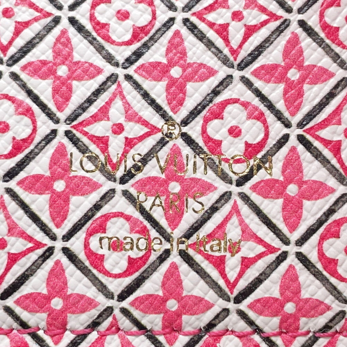 Louis Vuitton Almond Green Cream Pink Monogram Empreinte Wallet (Tri-Fold) (Pre-Owned)
