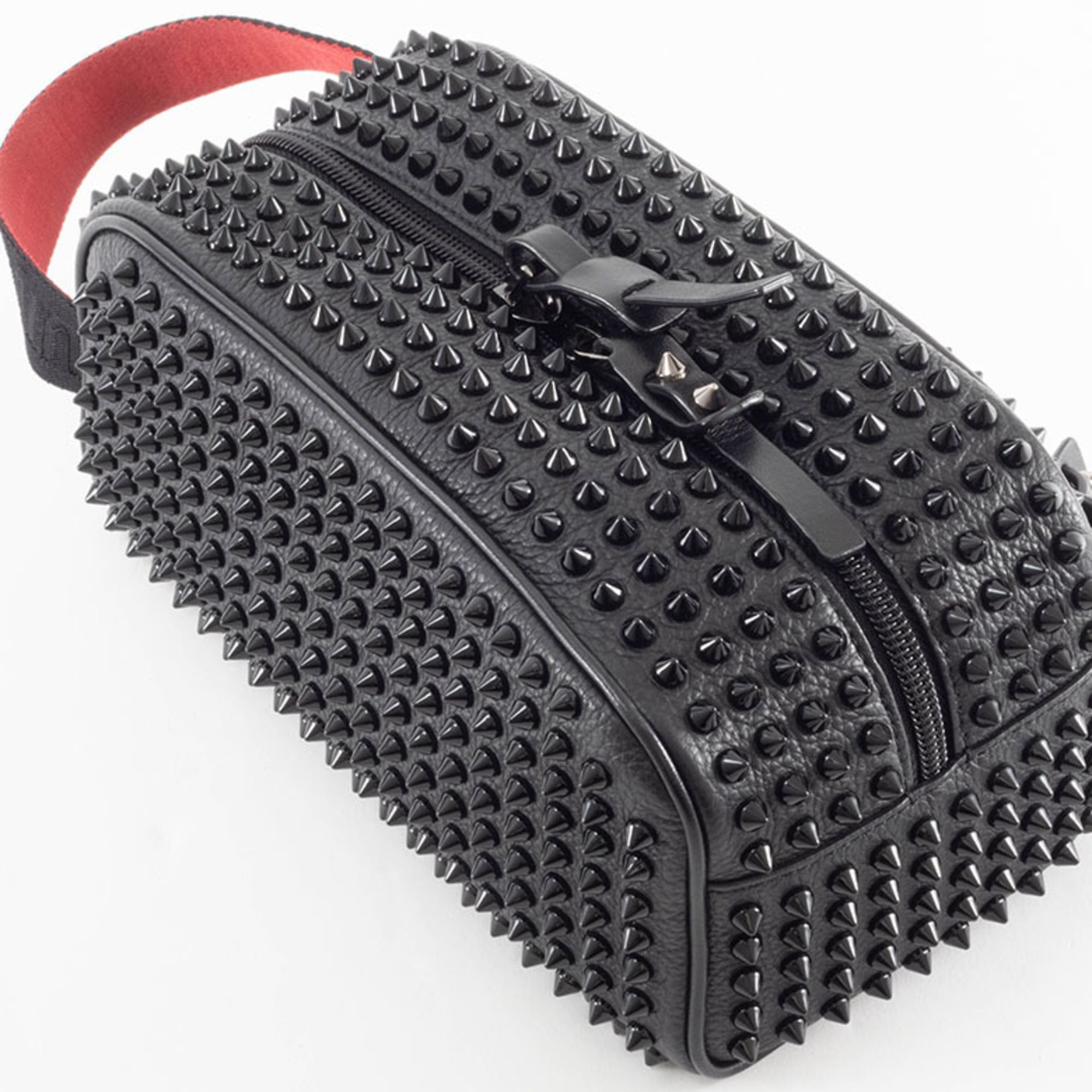 Christian Louboutin Black Leather Clutch Bag (Pre-Owned)