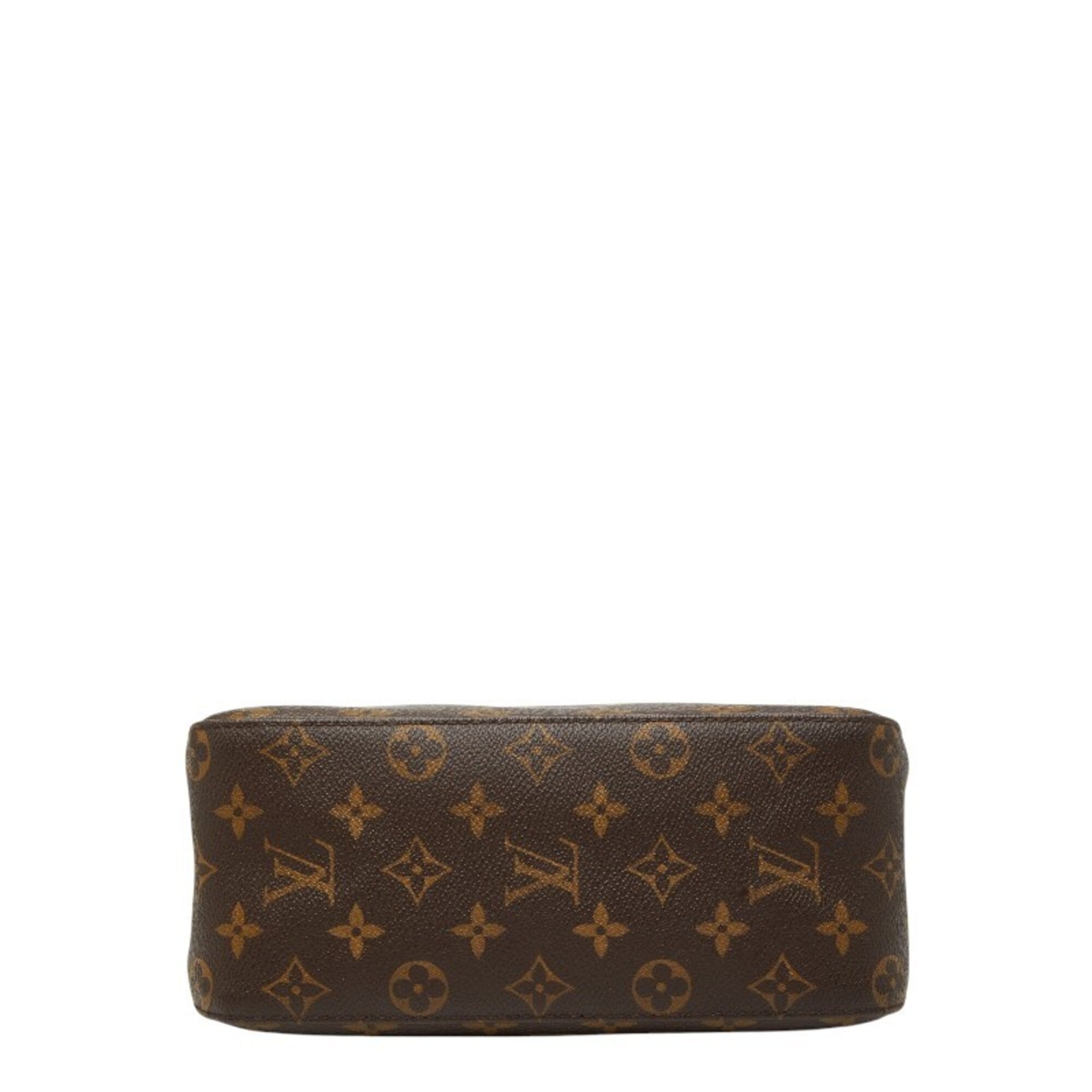Louis Vuitton Monogram Brown Pvc Leather Handbag Shoulder Bag (Pre-Owned)