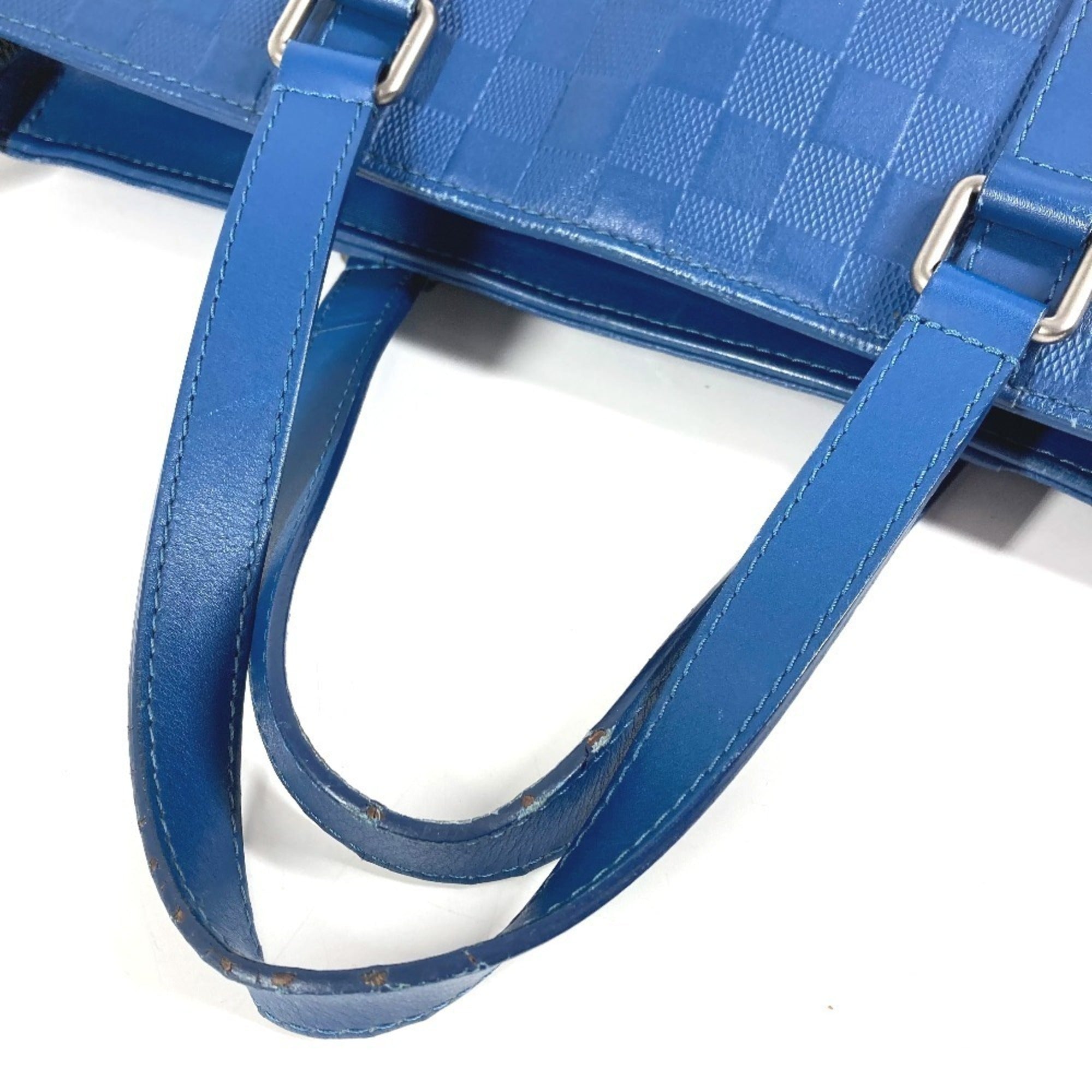 Louis Vuitton Damier Infini Blue Damier Infini Shoulder Bag Tote Bag (Pre-Owned)