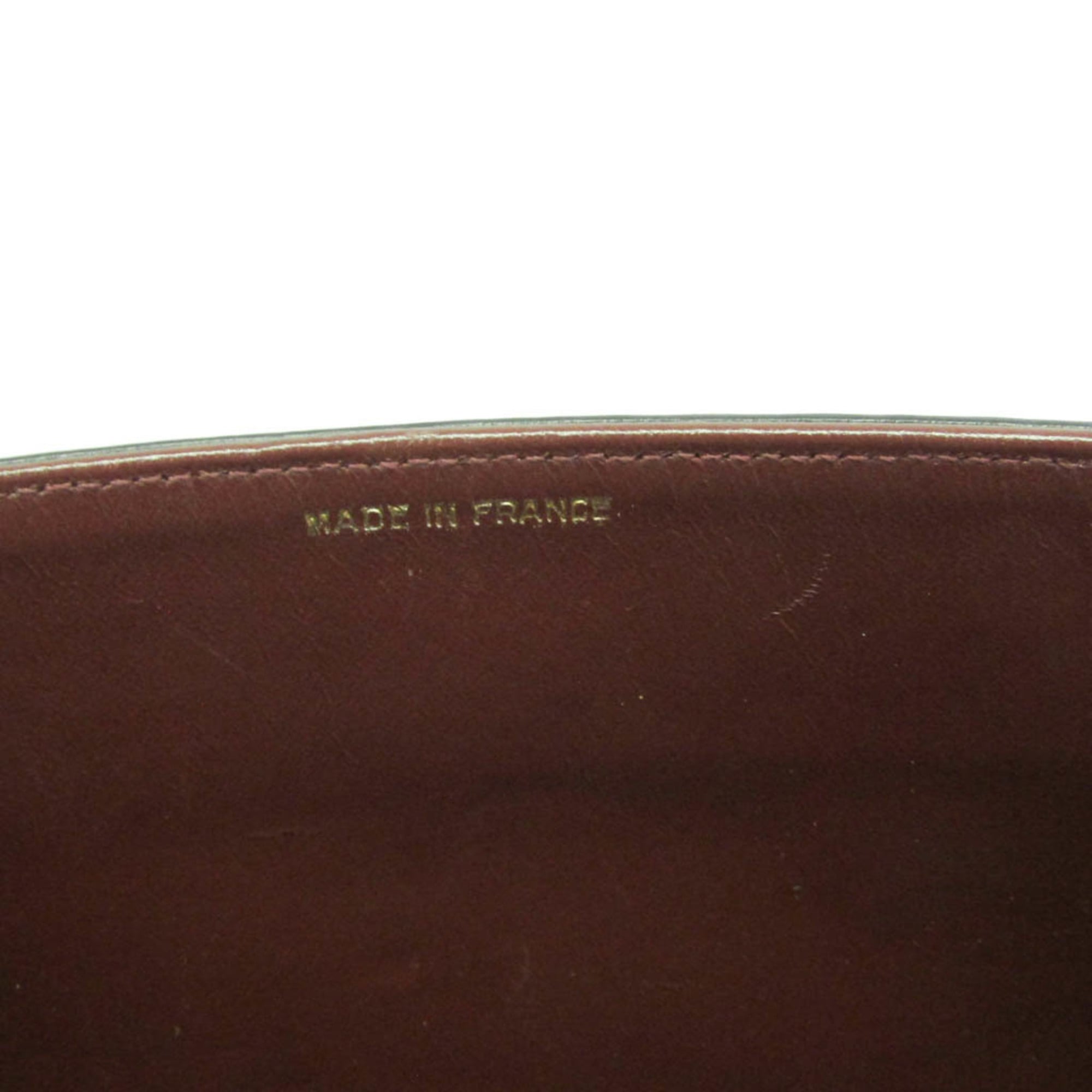 Chanel Matelasse Black Leather Shoulder Bag (Pre-Owned)