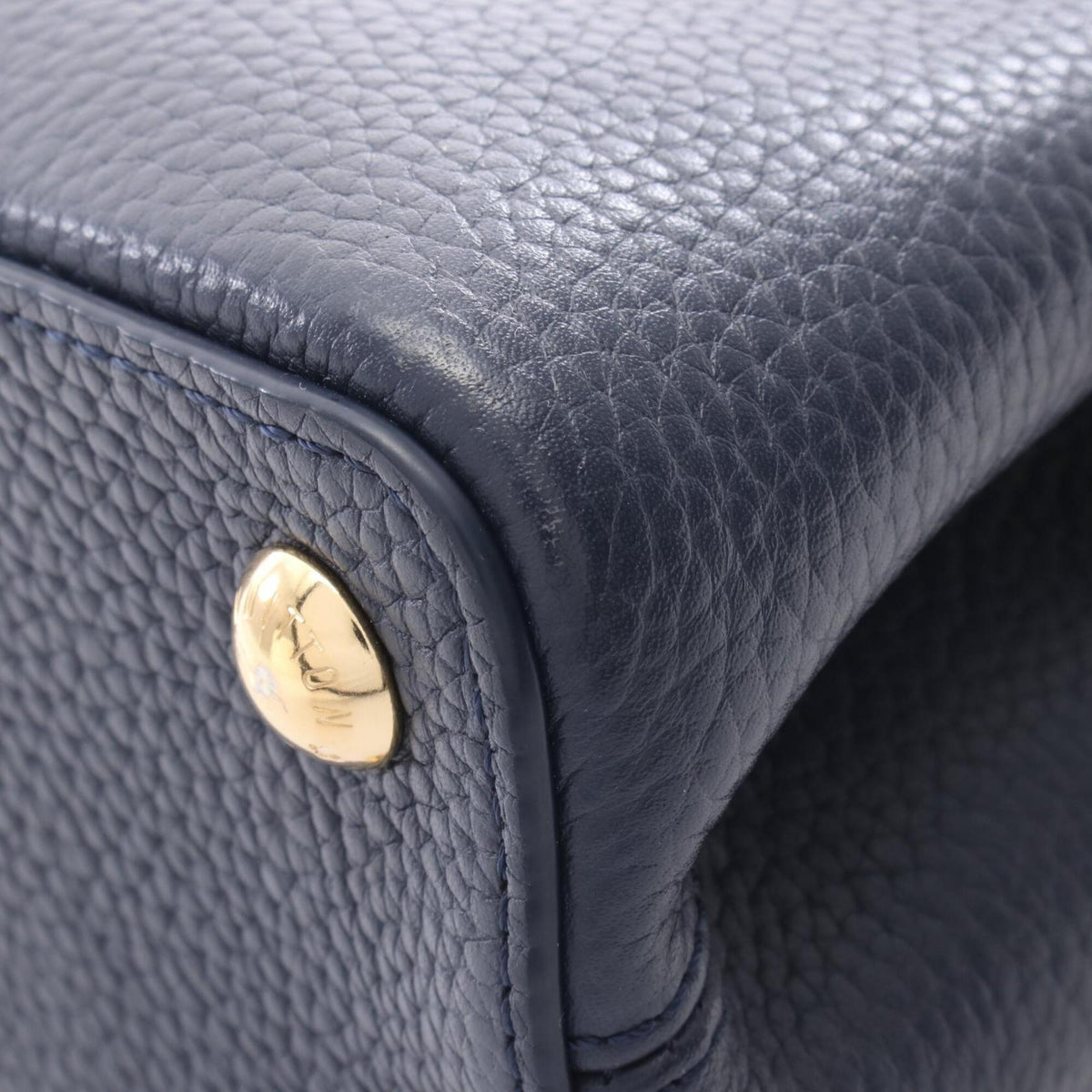Louis Vuitton Multi-Color Navy Leather Handbag (Pre-Owned)